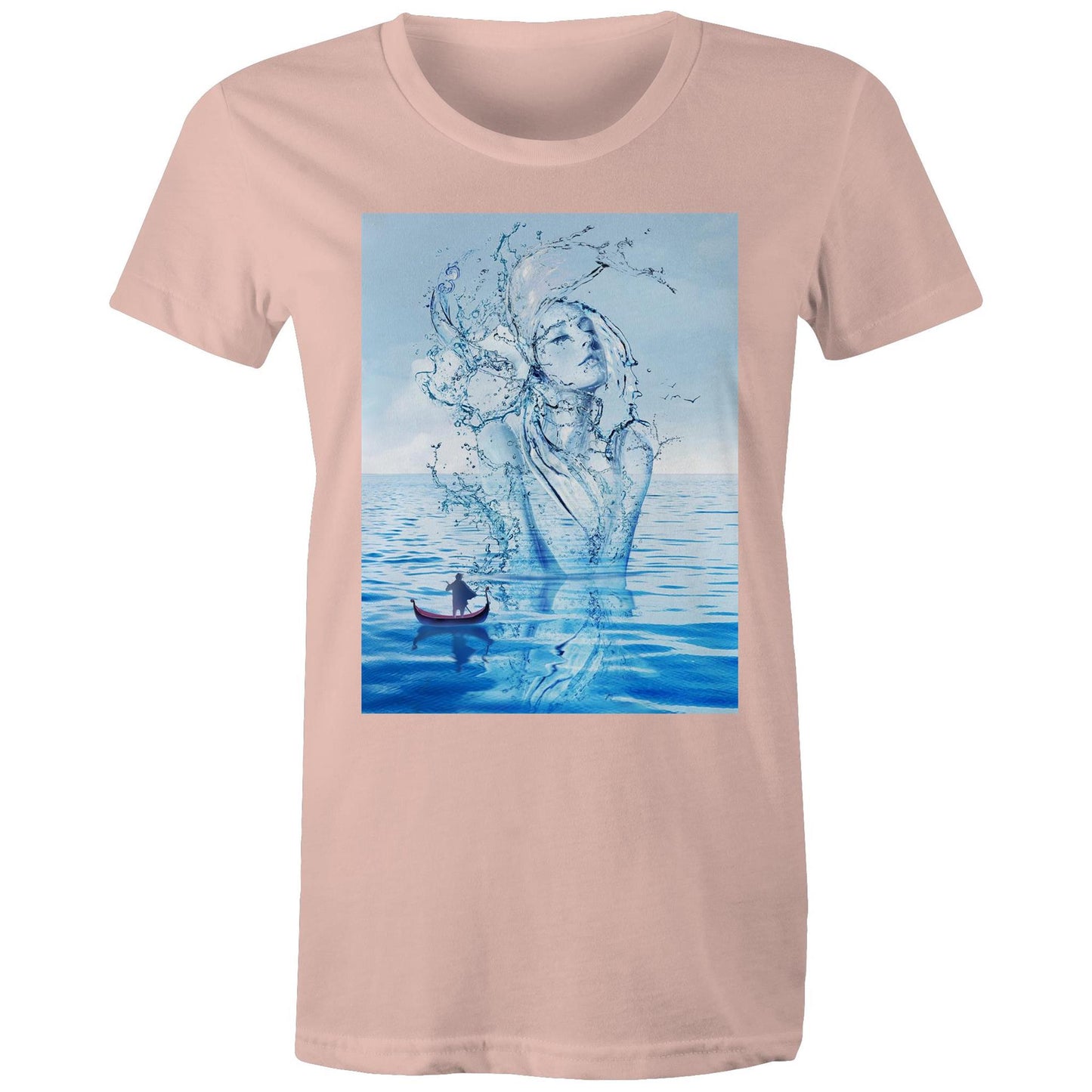 Women'S Earthfolk Printed T shirt - Ocean Spirit