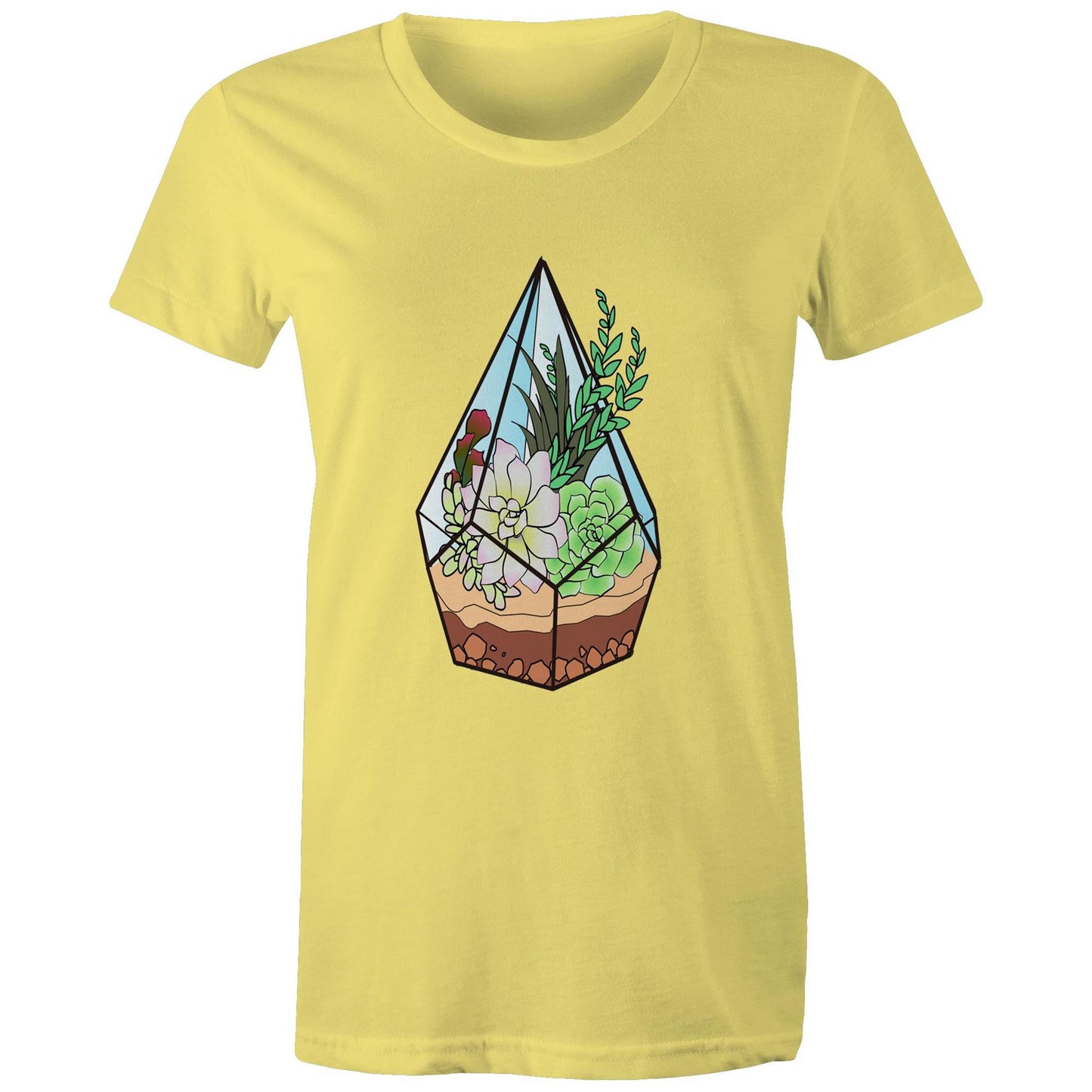 Women's Earthfolk Printed T shirt - Terrarium