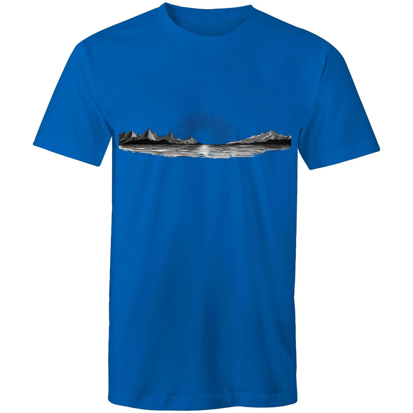 Men's Sunrise Graphic T-Shirt | Dawn Nature Print Tee
