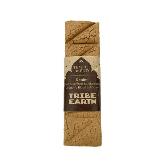 Sandalwood & Amber Incense (Realm Temple Blend) - Tribe Earth