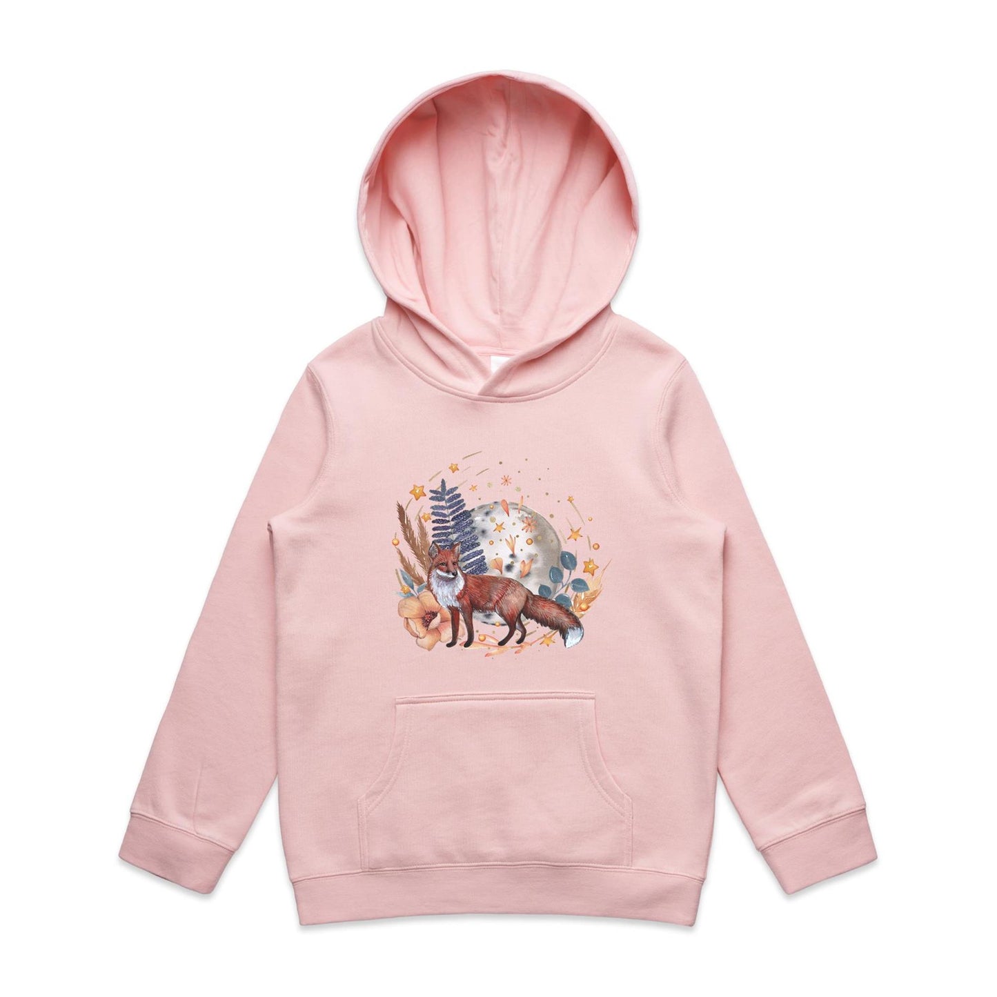 Kid's Earthfolk Hoodie - Water Fox