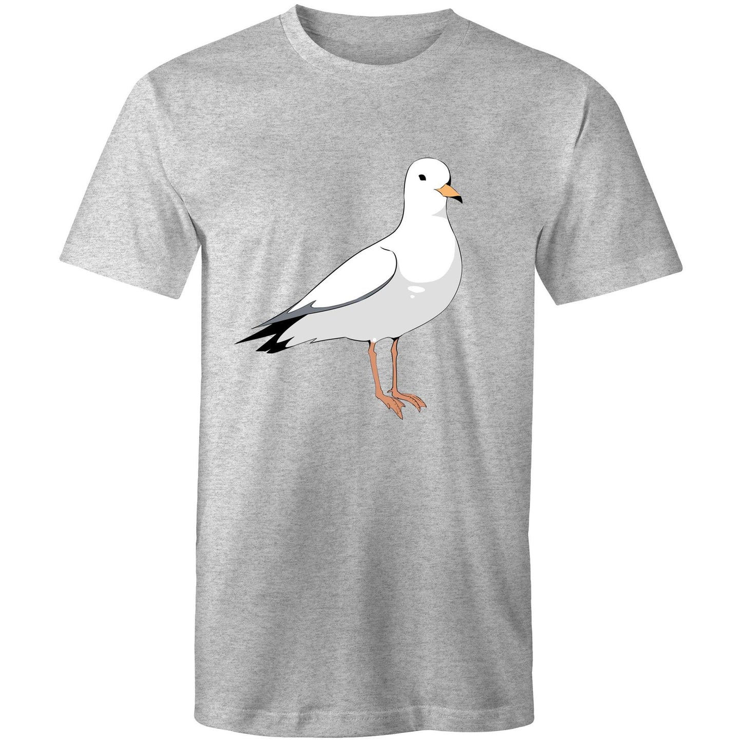 Earthfolk Printed T shirt - Mens Relaxed Fit - Seagull - The Crescent Moon