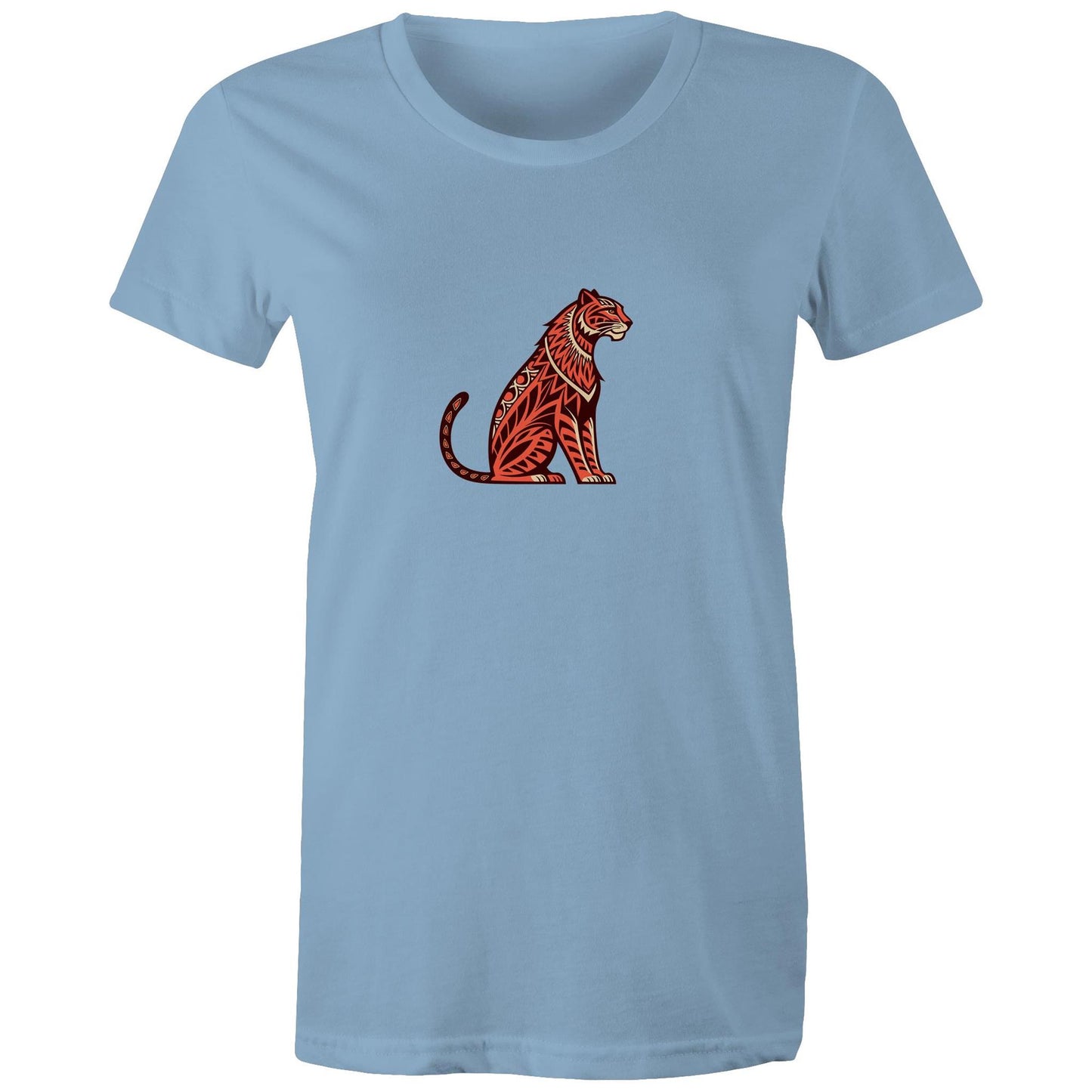 Women's Earthfolk Printed T shirt - Tribal Tiger