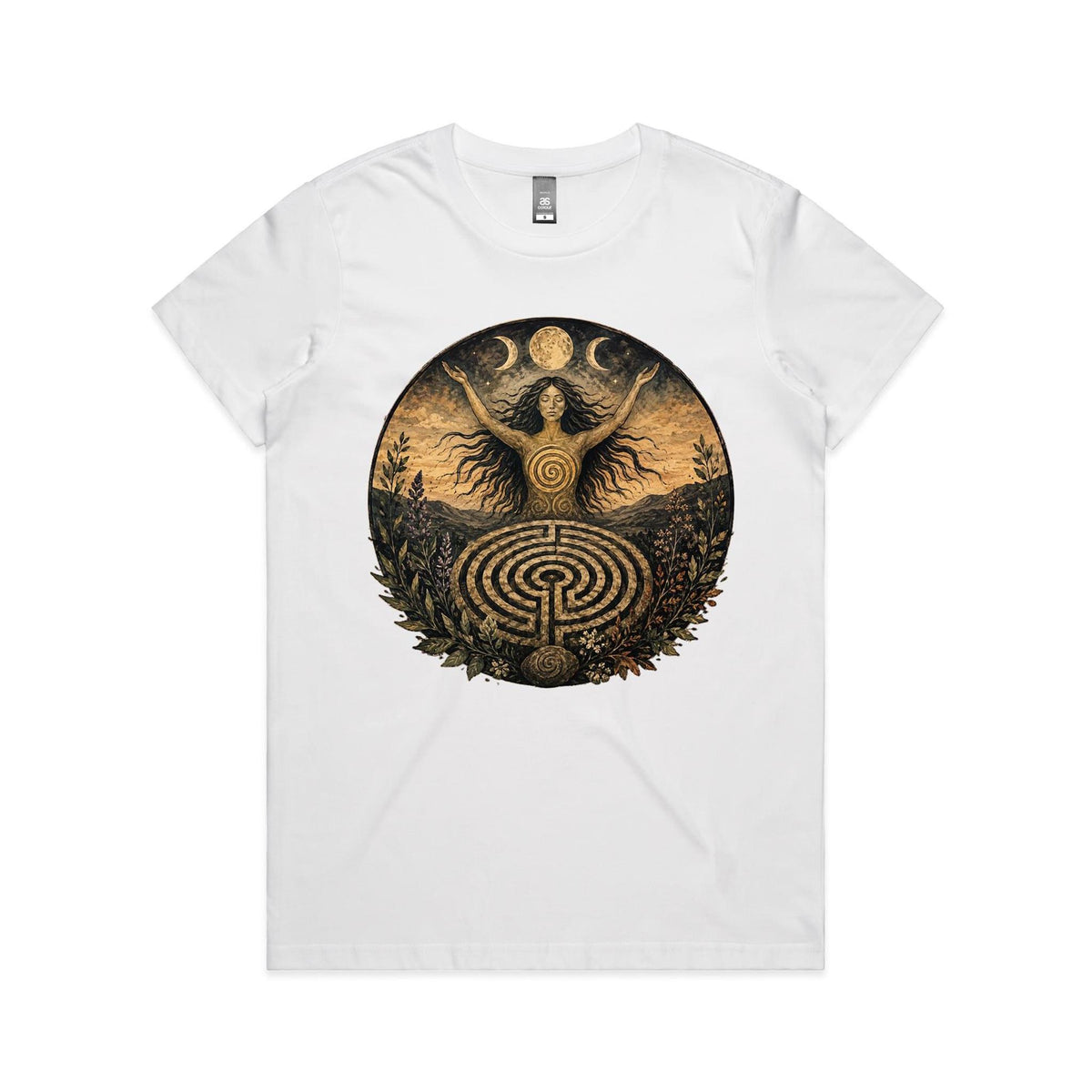Goddess of the Labyrinth T-Shirt | Goddess Graphic Tee