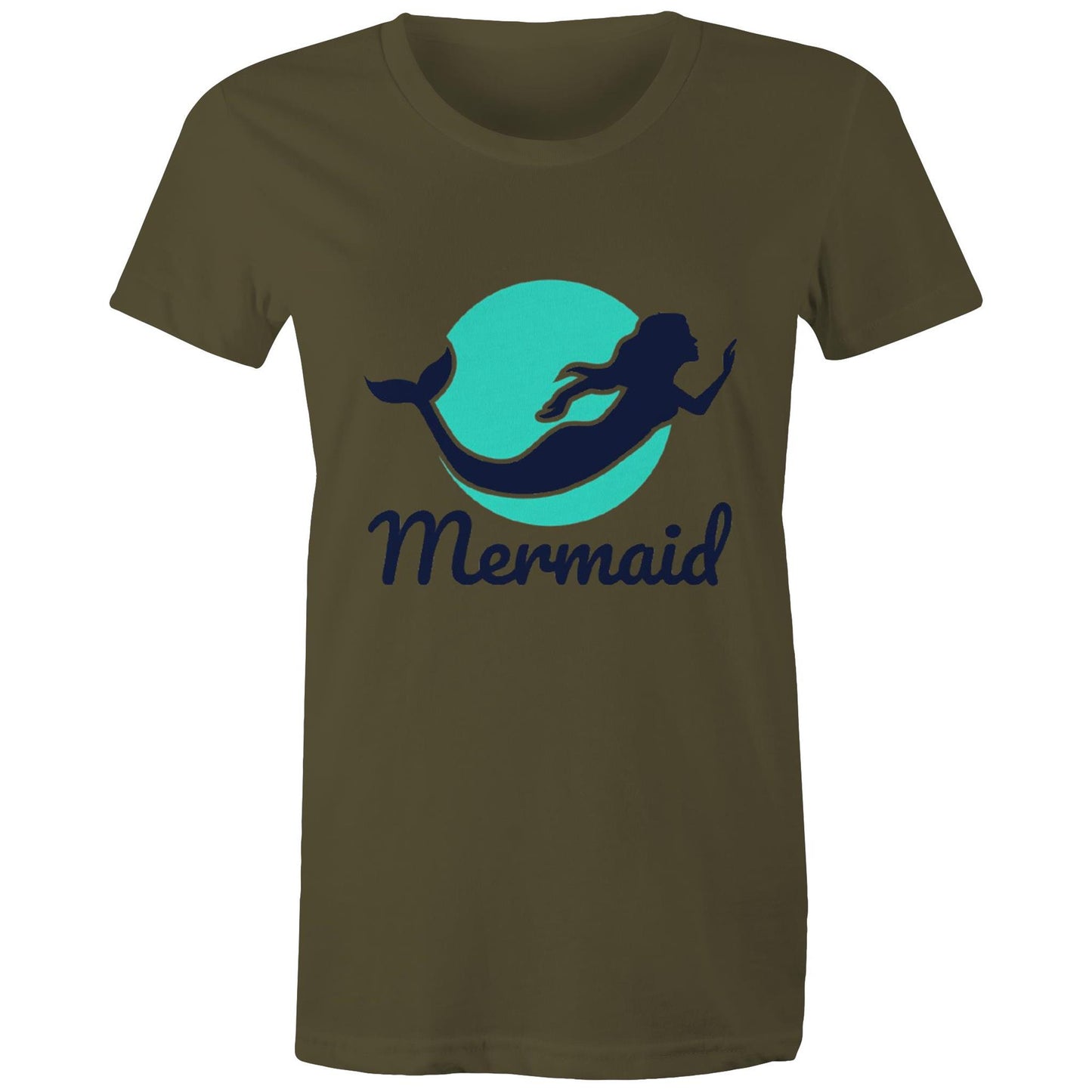 Women's Earthfolk Printed T shirt - Mermaid