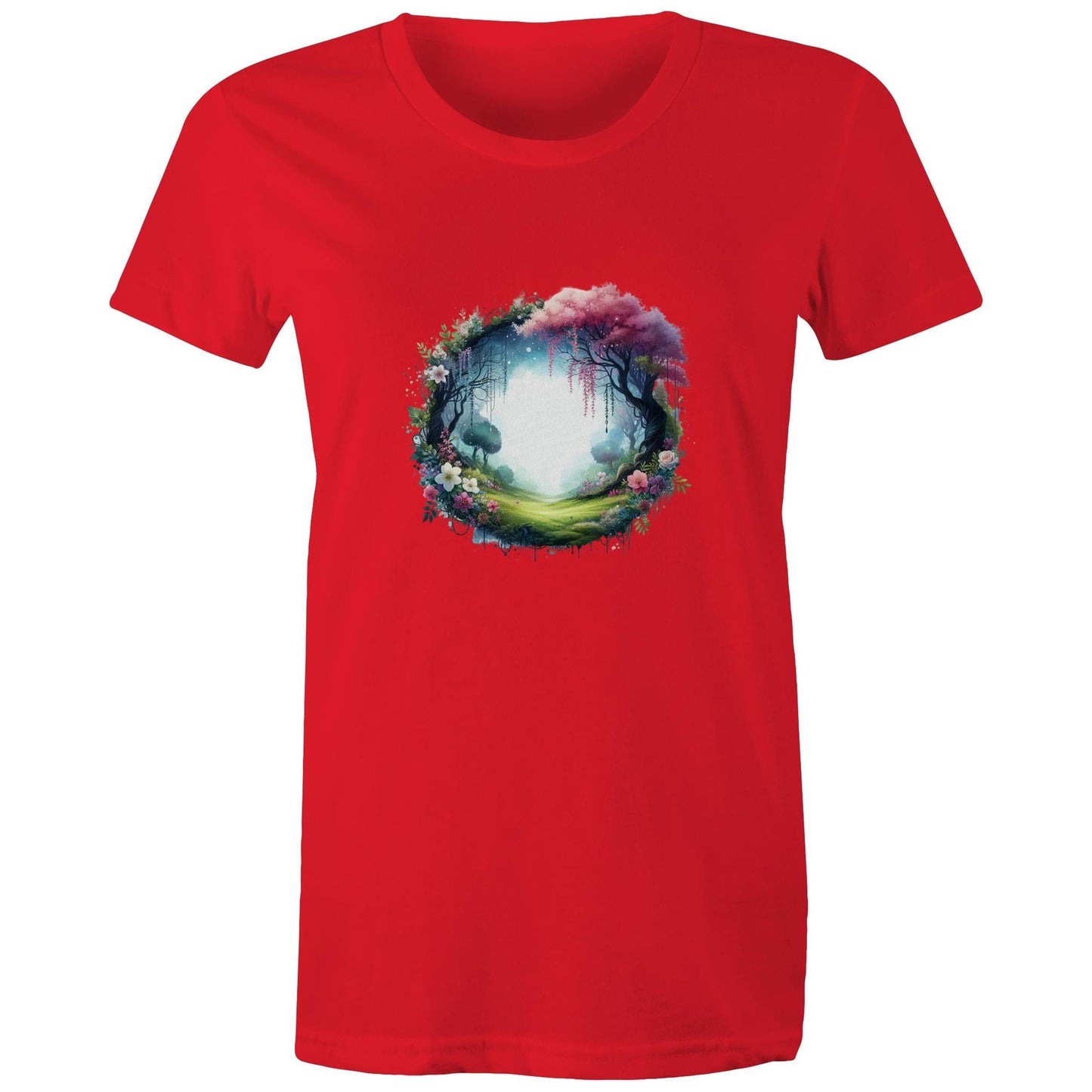 Women's Earthfolk Printed T shirt - Magickal Portal