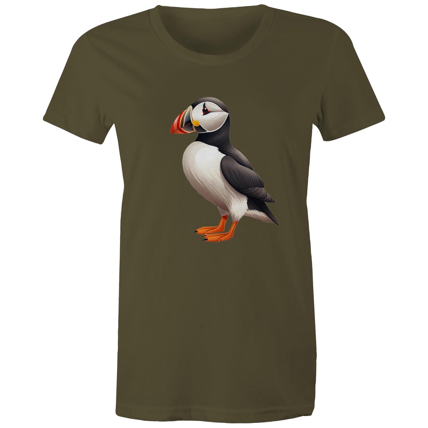 Women's Earthfolk Printed T shirt - Puffin