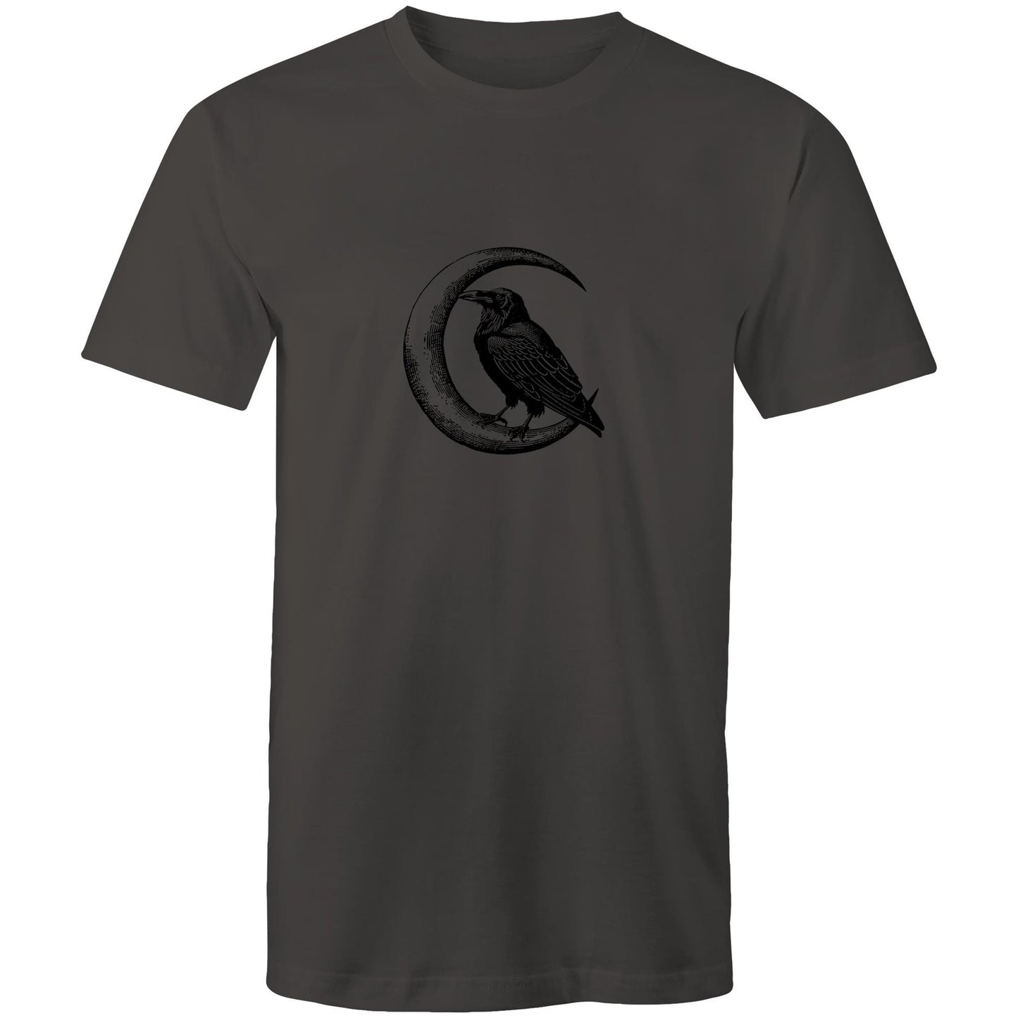 Men's Earthfolk Printed T shirt - Crow and Moon