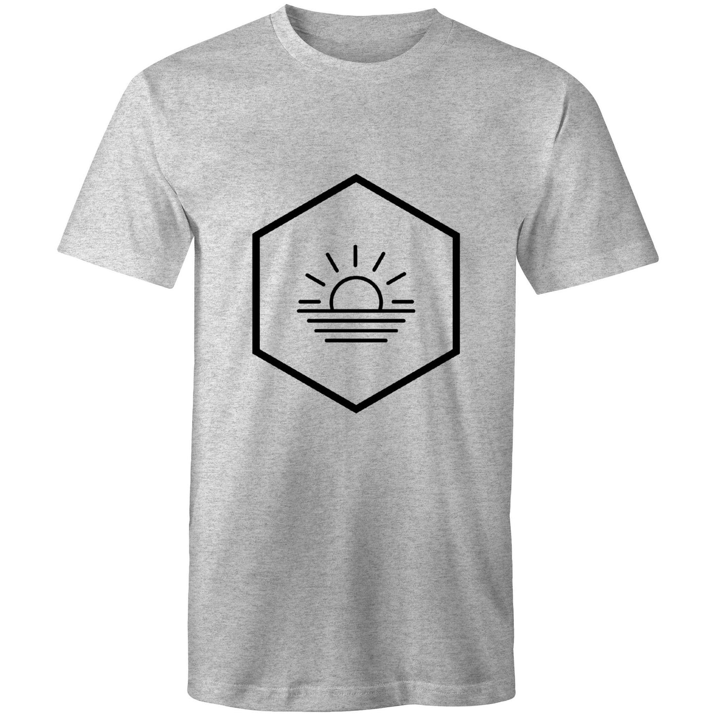 Men's Sunset T-Shirt | Minimalist Nature Graphic Tee