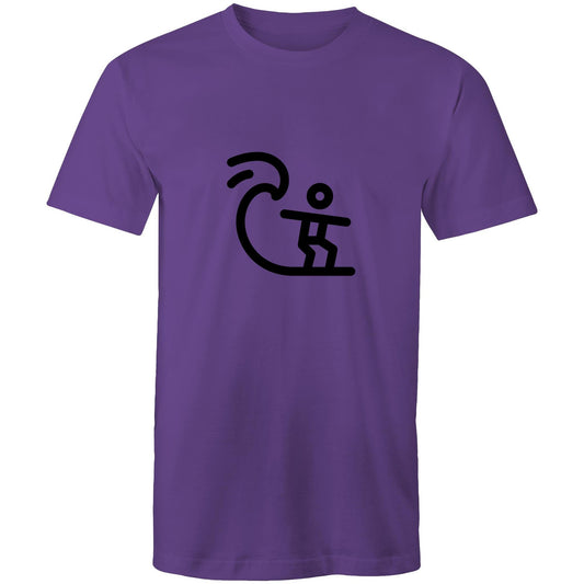 Men's Earthfolk T shirt - Surfer - The Crescent Moon