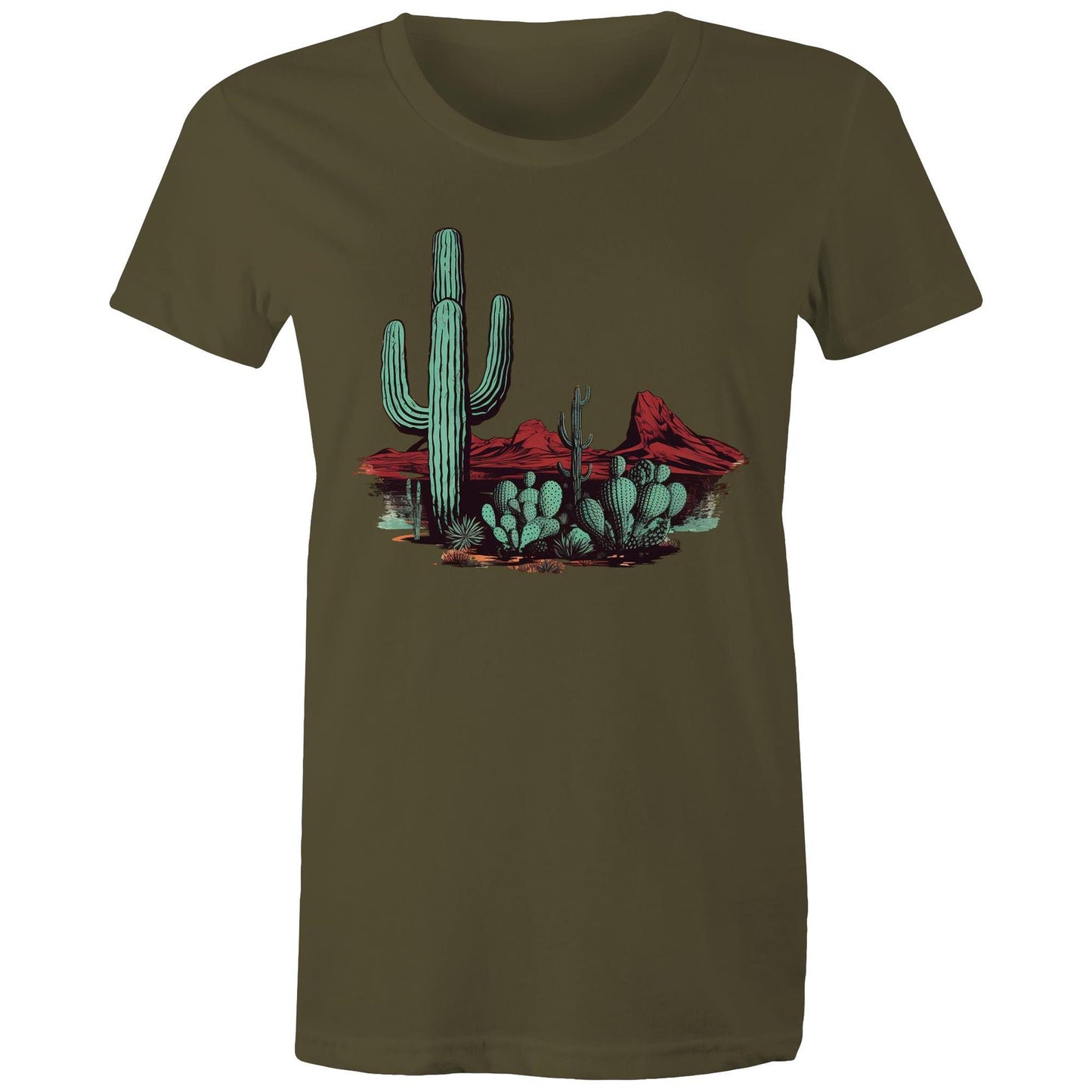 Women's Earthfolk T shirt - Cactus Desert