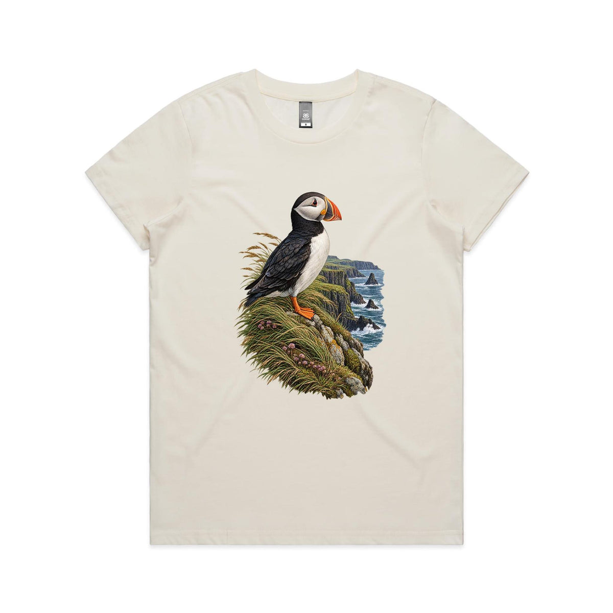 Women's Puffin Coastal Graphic T-shirt | Earthfolk