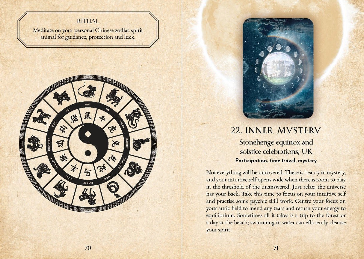 Ritual earth oracle cards