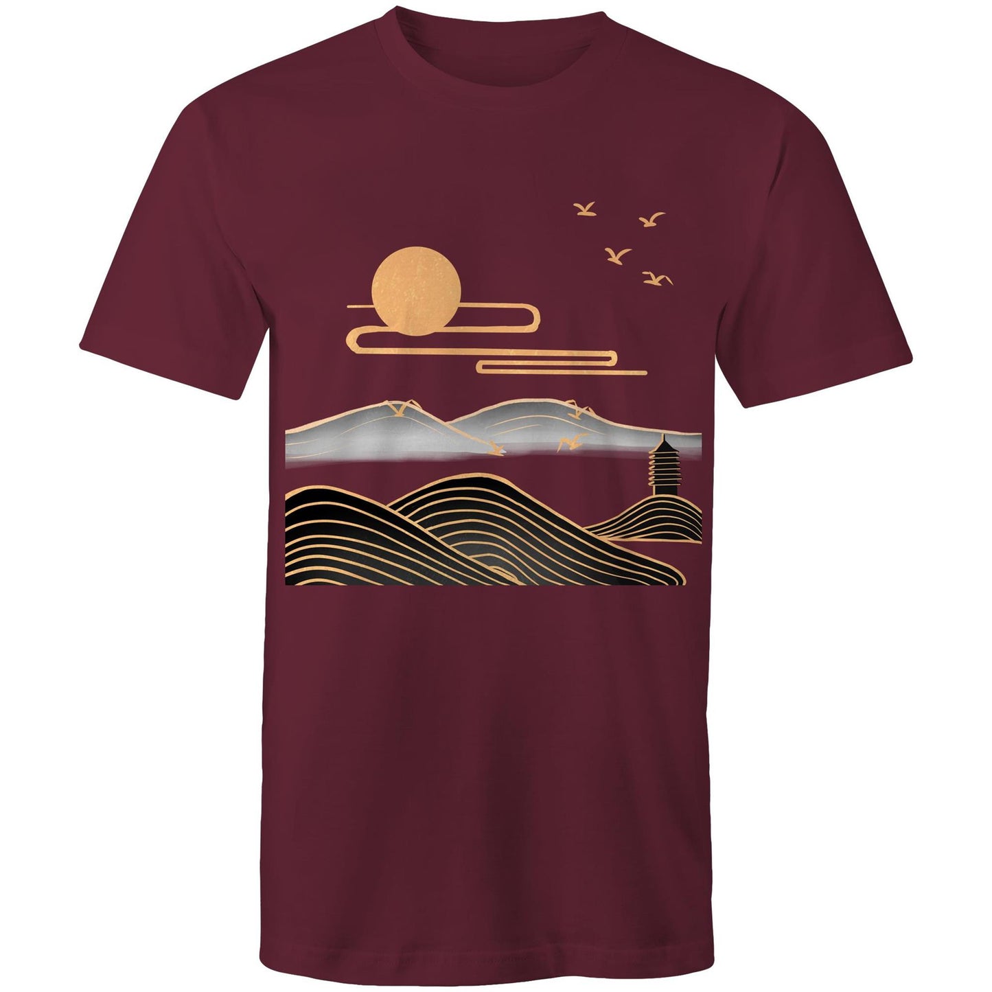 Men's Earthfolk T shirt - Nature's Rise
