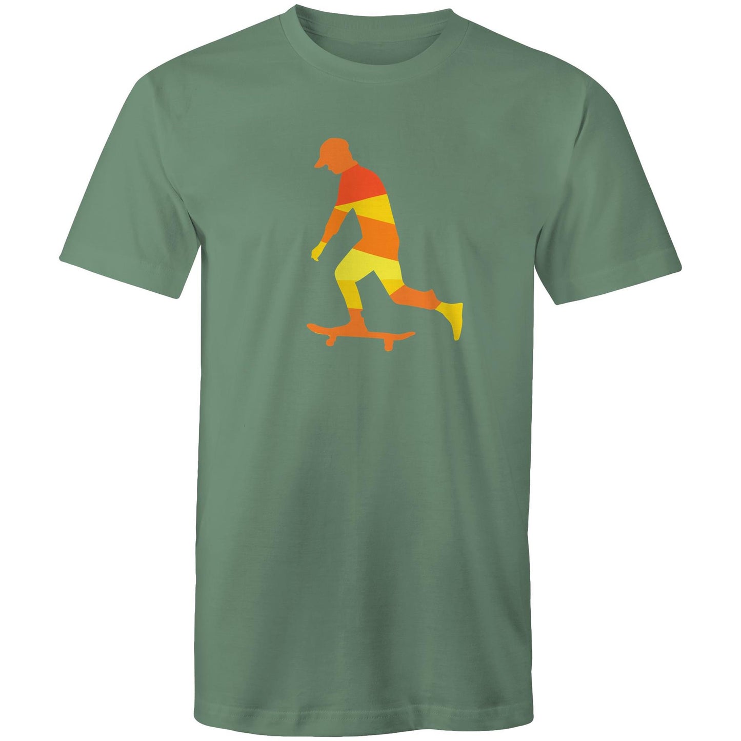 Men's Earthfolk T shirt - Sunset Skater