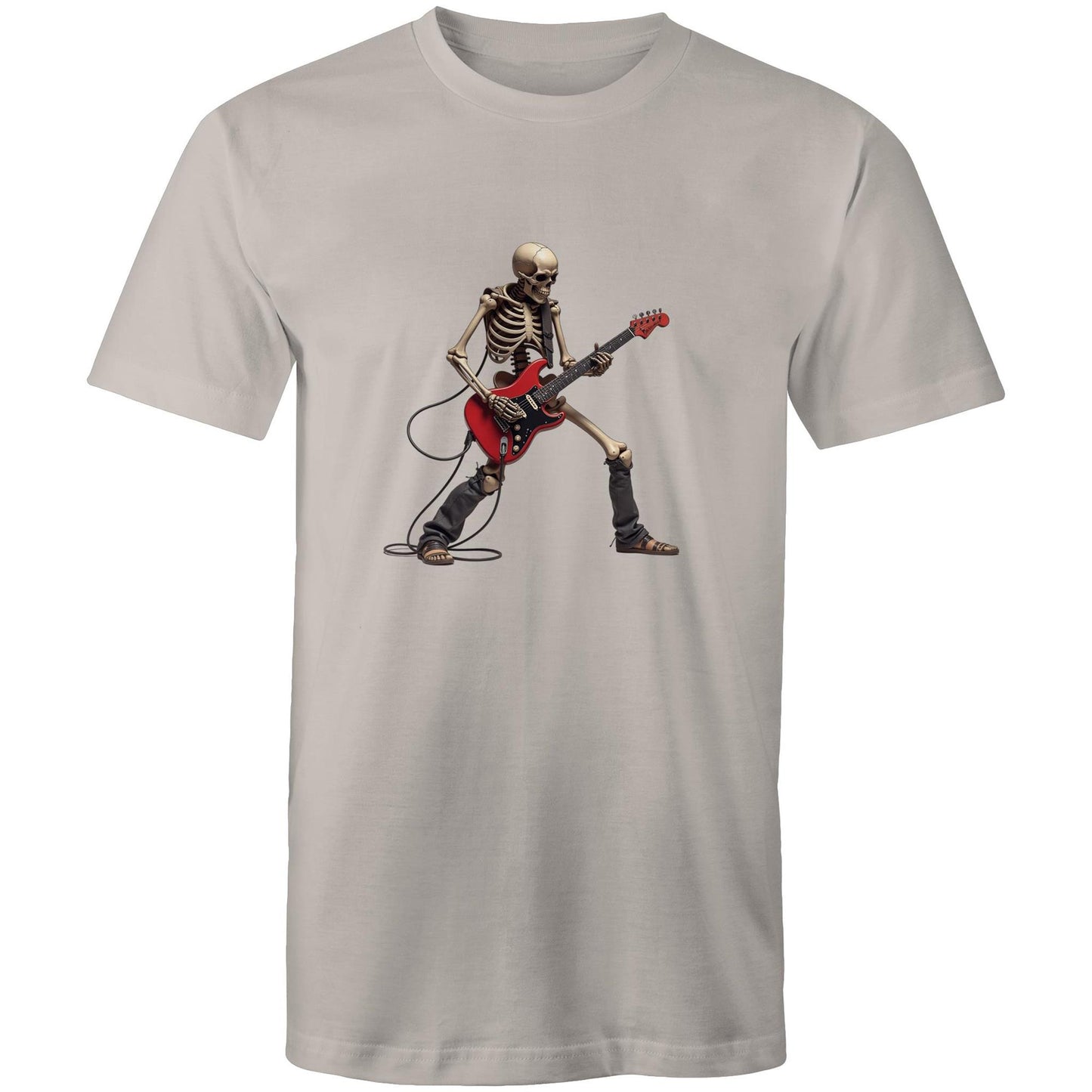 Men's Skeleton Guitar T-Shirt | Rock Graphic Tee