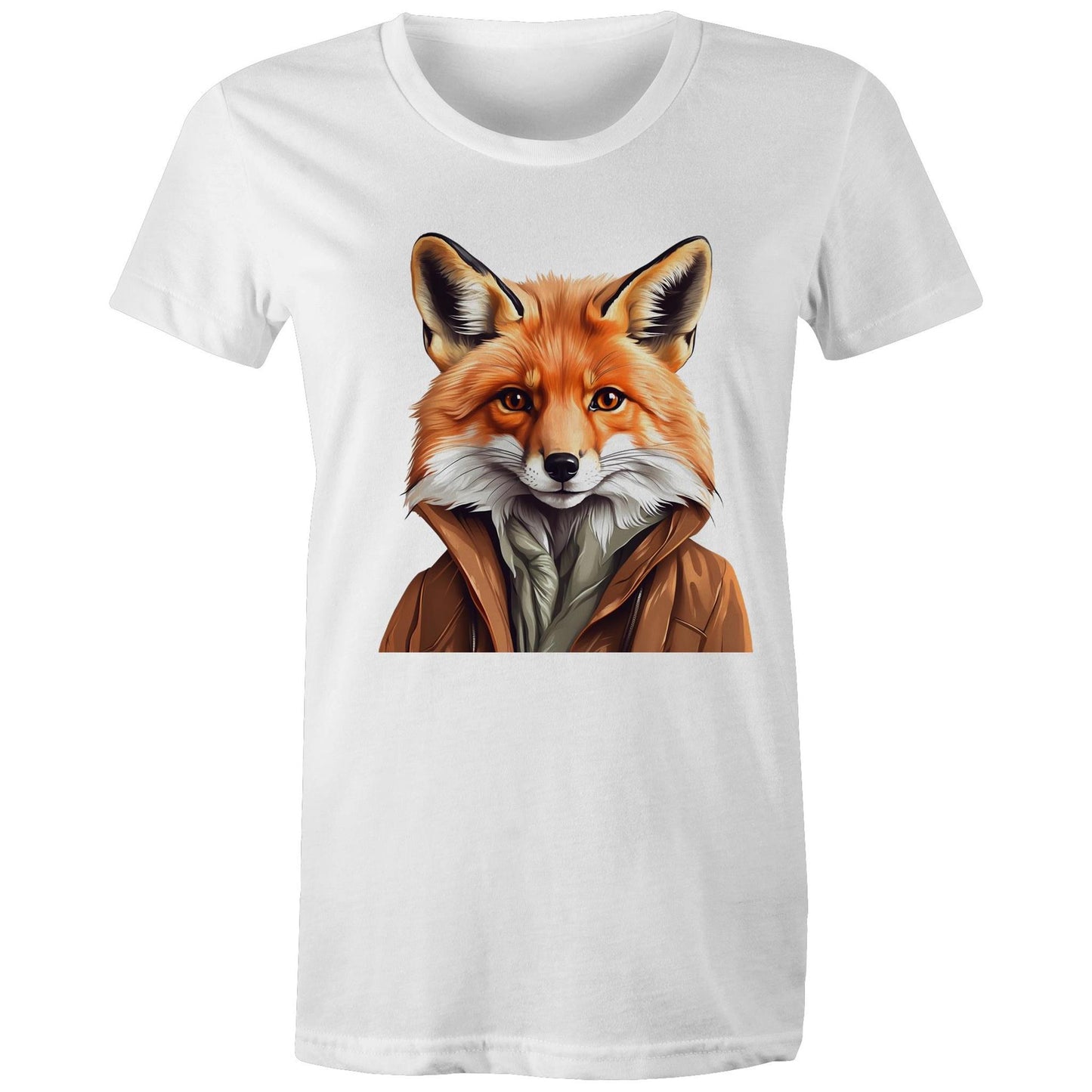 Women's Earthfolk Printed T shirt - Fantastic Fox