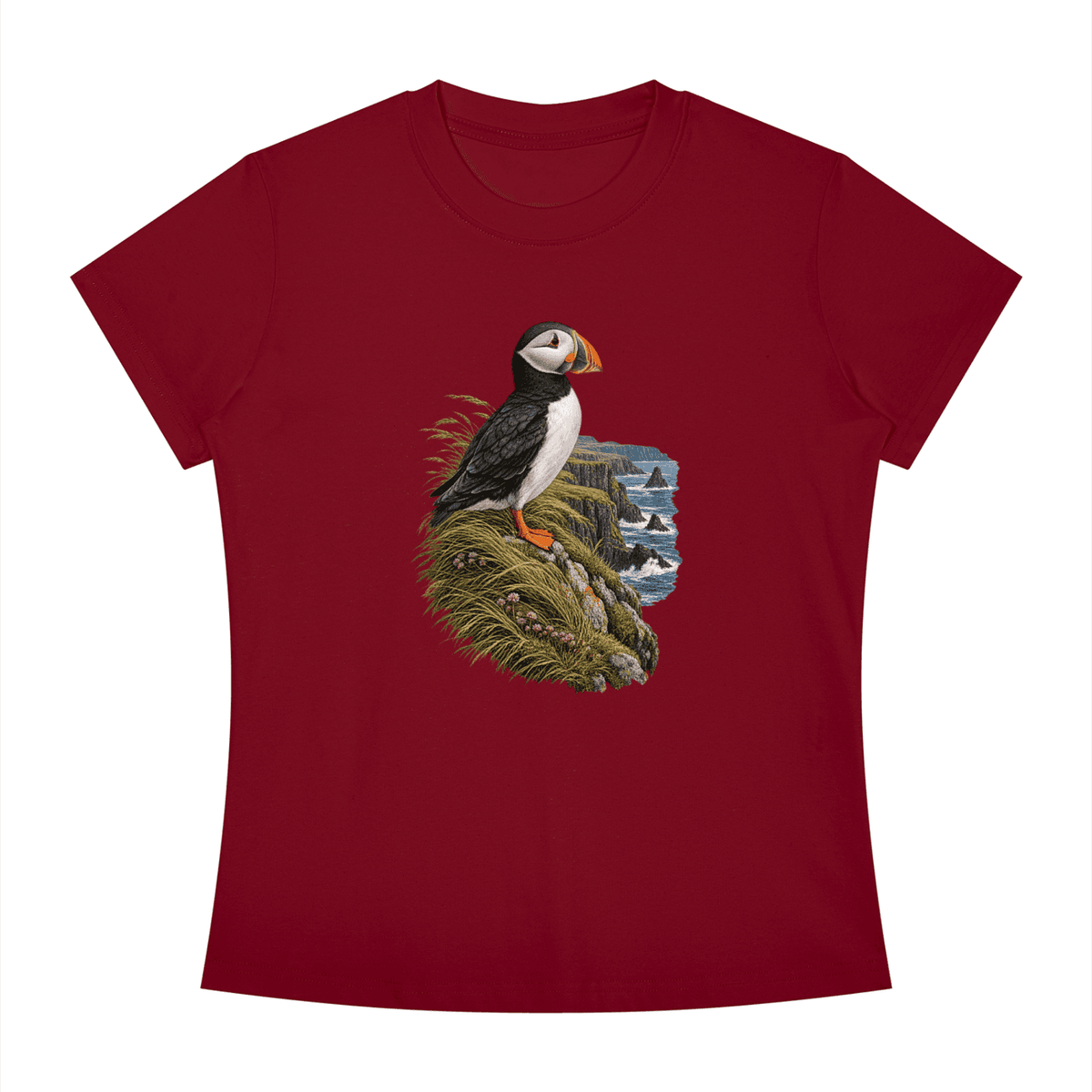 Women's Earthfolk Puffin Graphic T-Shirt