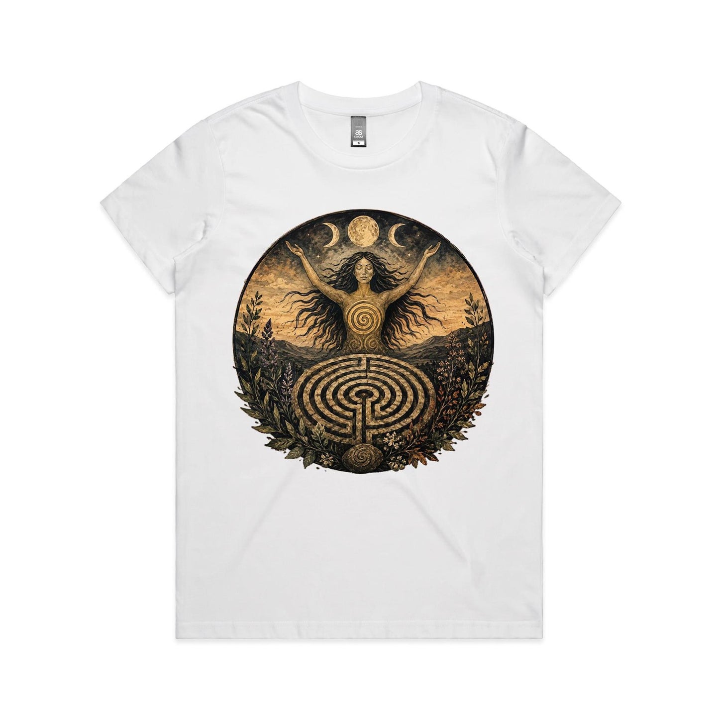Goddess of the Labyrinth T-Shirt | Goddess Graphic Tee