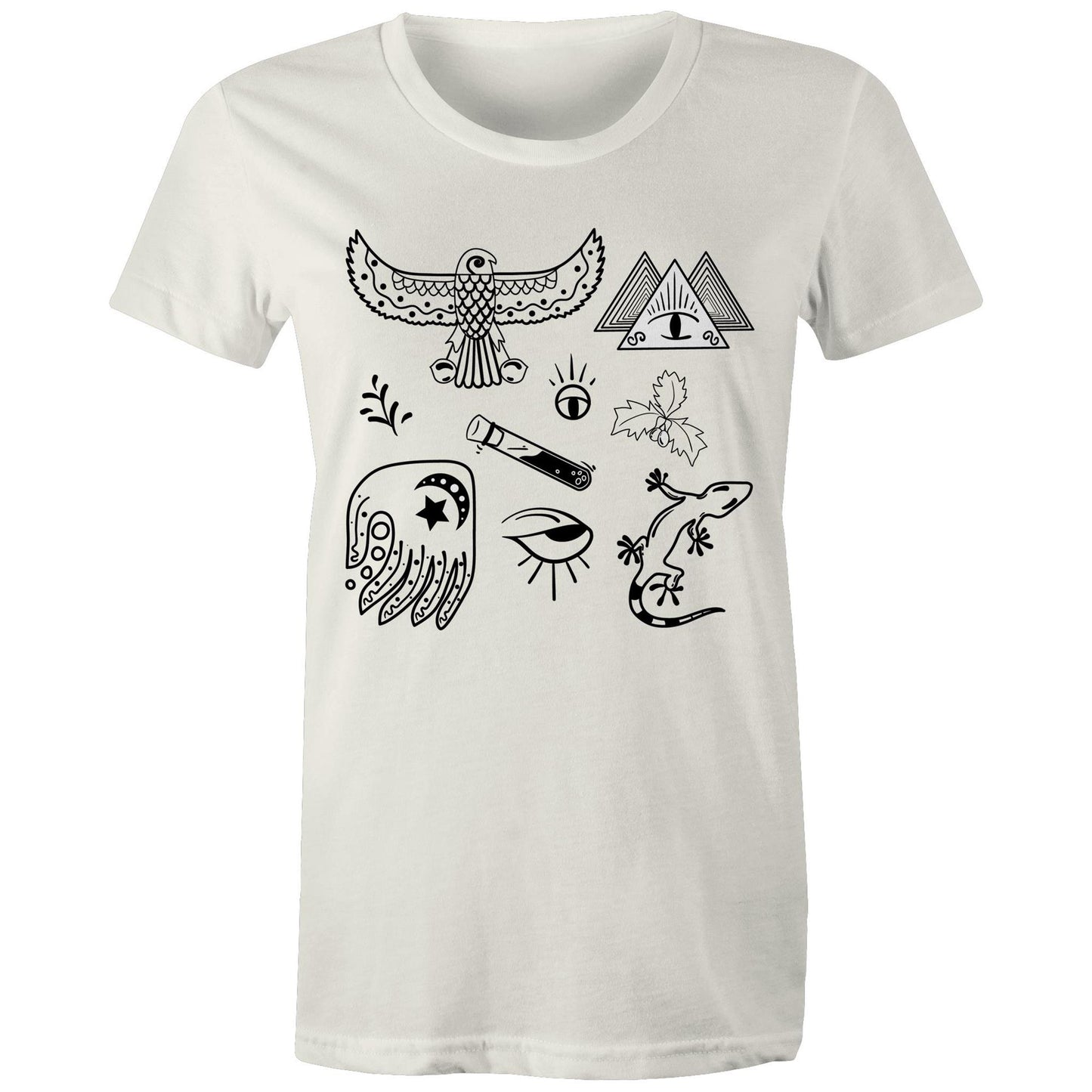 Women's Earthfolk Printed T shirt - Mystic