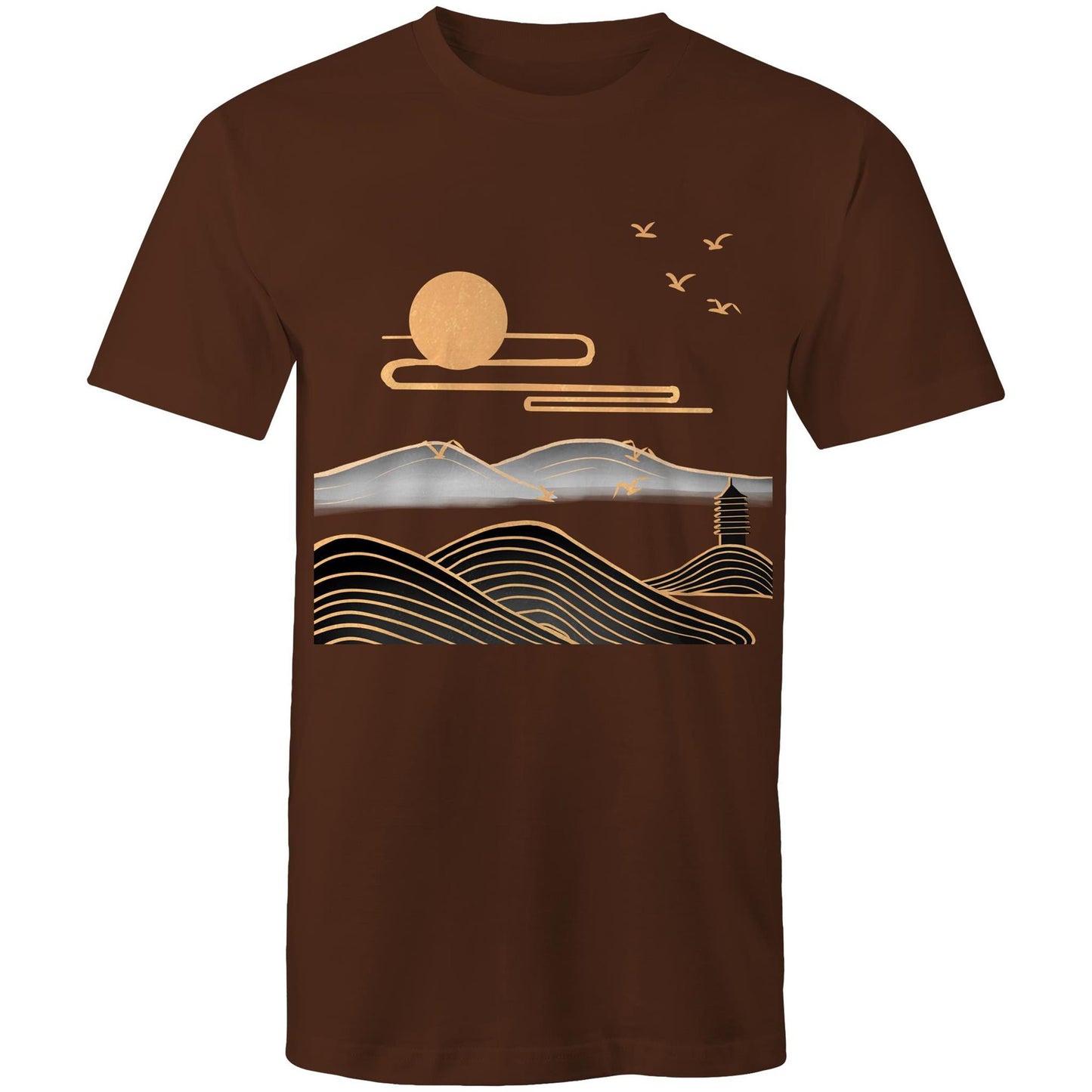 Men's Earthfolk T shirt - Nature's Rise