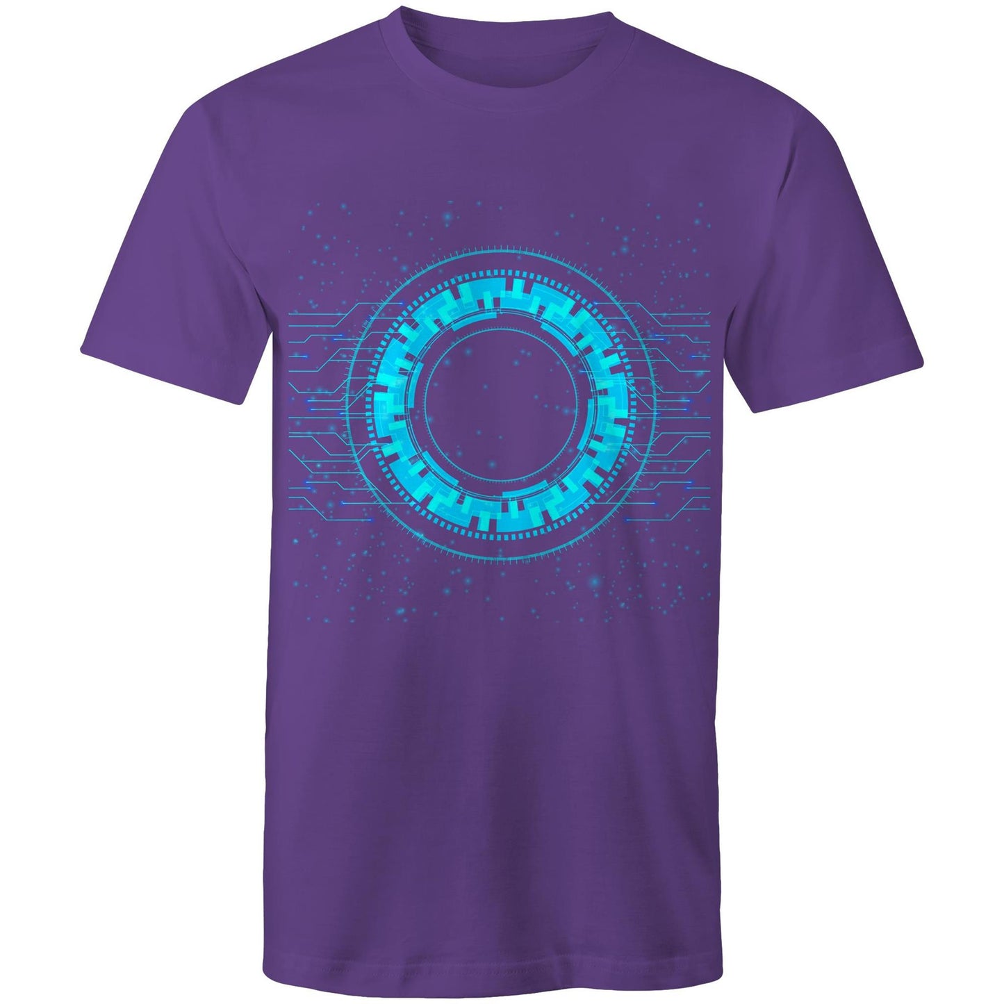 Men's Earthfolk T shirt - Reality of Technology - The Crescent Moon