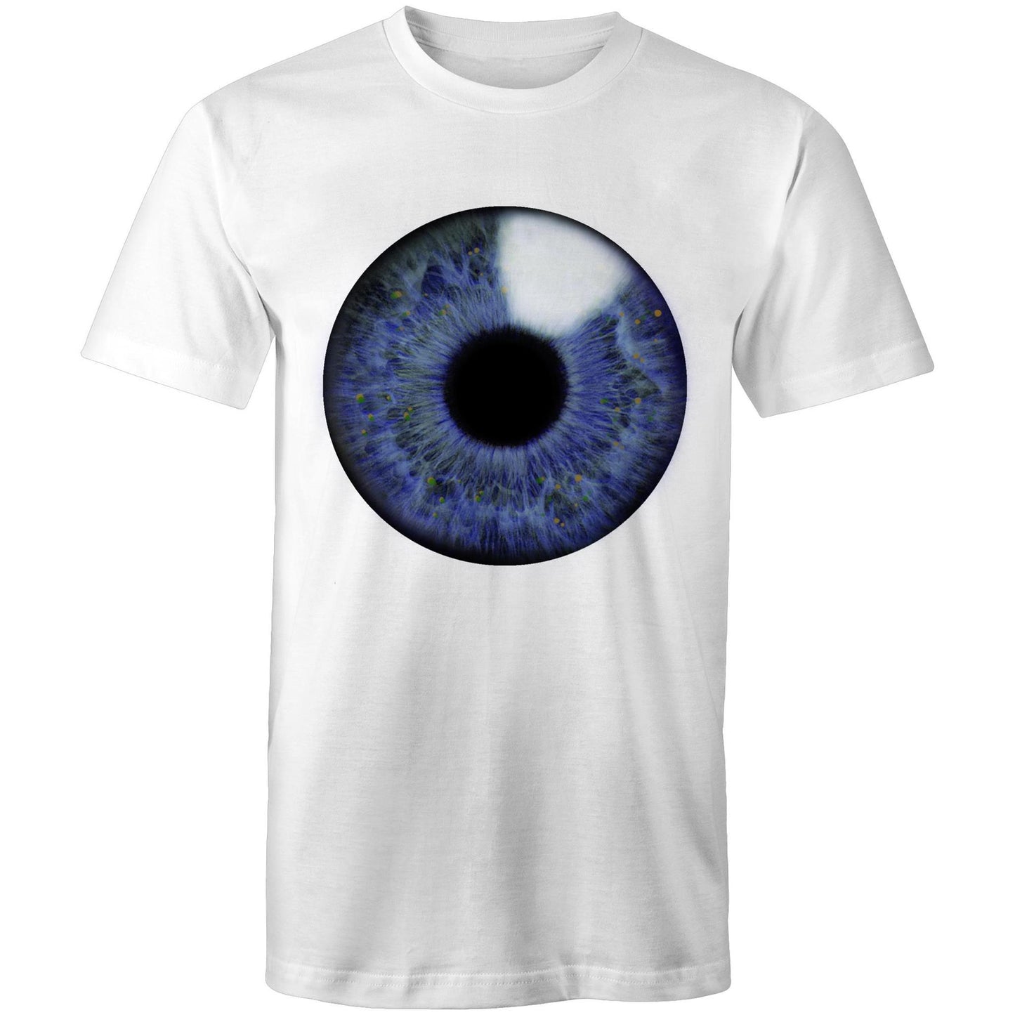 Earthfolk Printed T shirt - Mens Relaxed Fit - Eyeball - The Crescent Moon