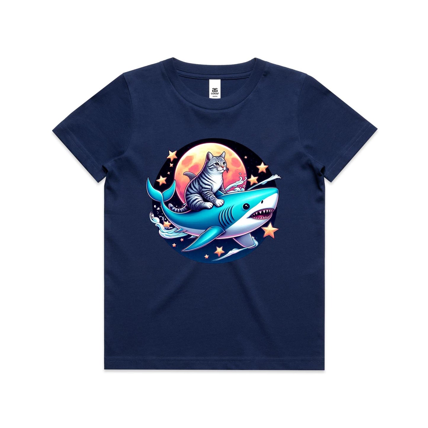 Kids Earthfolk Space Kitten T-shirt