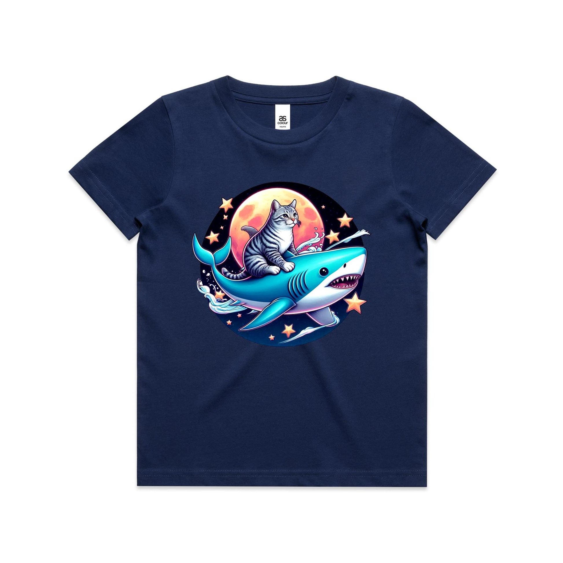 Kids Earthfolk Space Kitten T-shirt