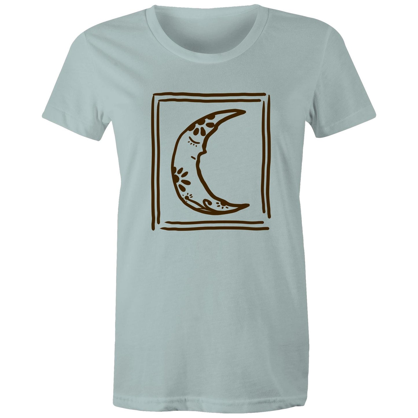 Women's Earthfolk T shirt - Sleepy Moon