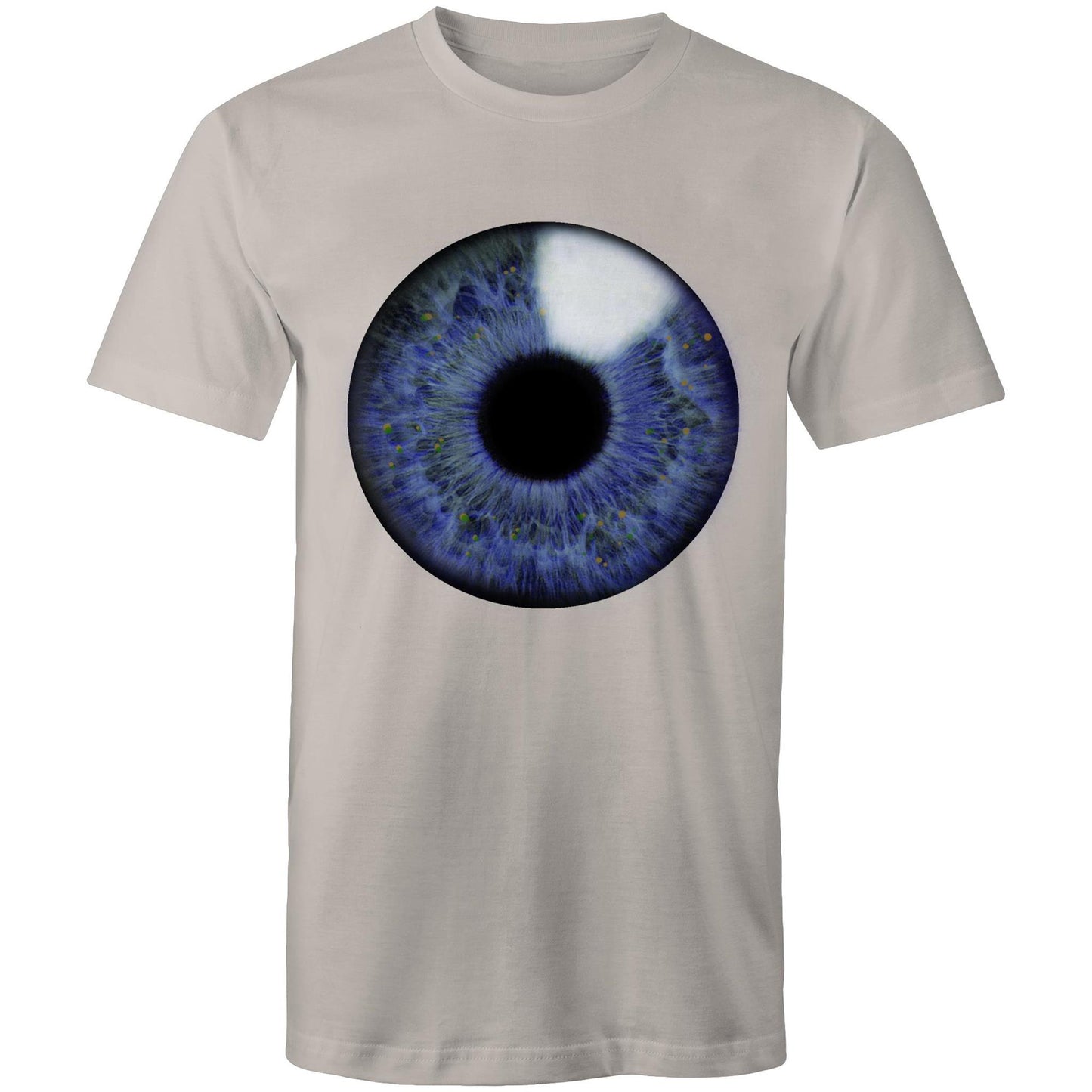 Earthfolk Printed T shirt - Mens Relaxed Fit - Eyeball - The Crescent Moon