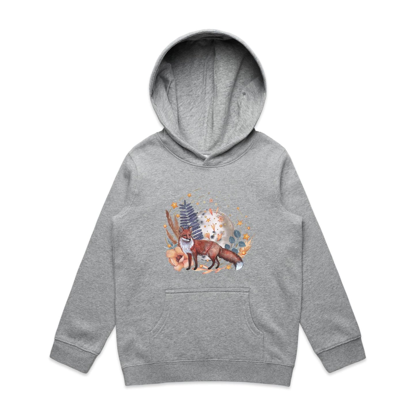 Kid's Earthfolk Hoodie - Water Fox