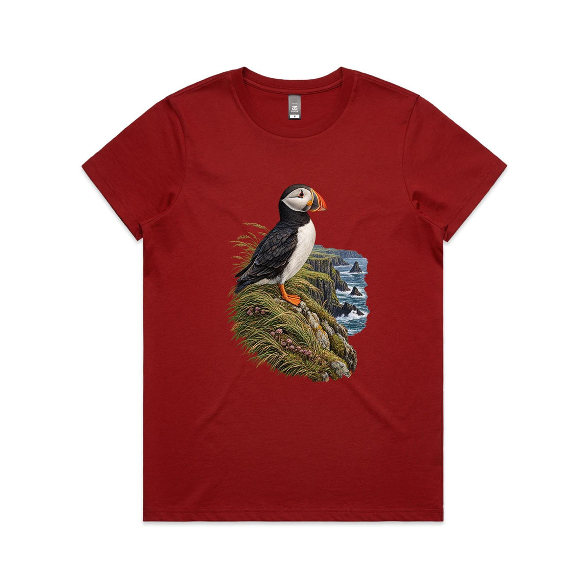 Women's Puffin Coastal Graphic T-shirt | Earthfolk