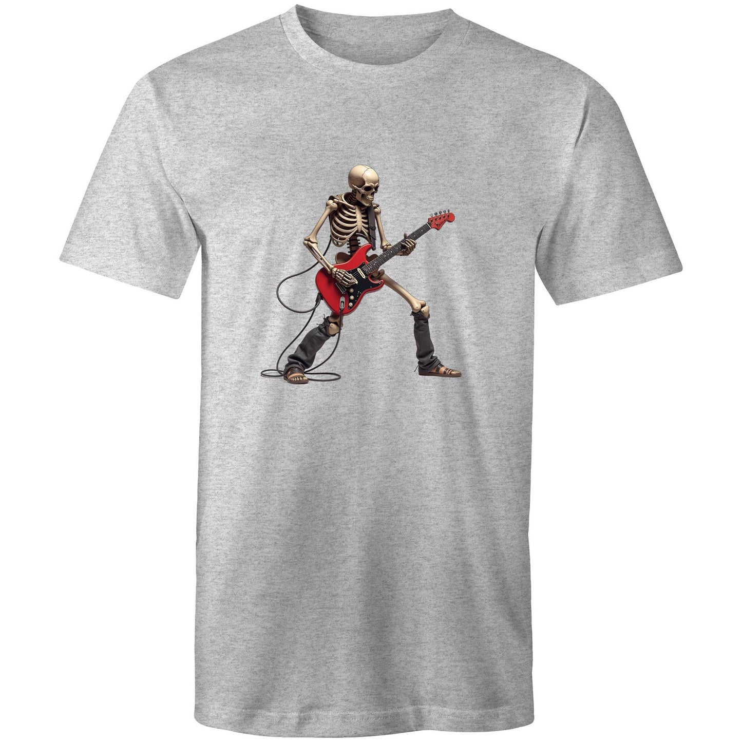 Men's Skeleton Guitar T-Shirt | Rock Graphic Tee