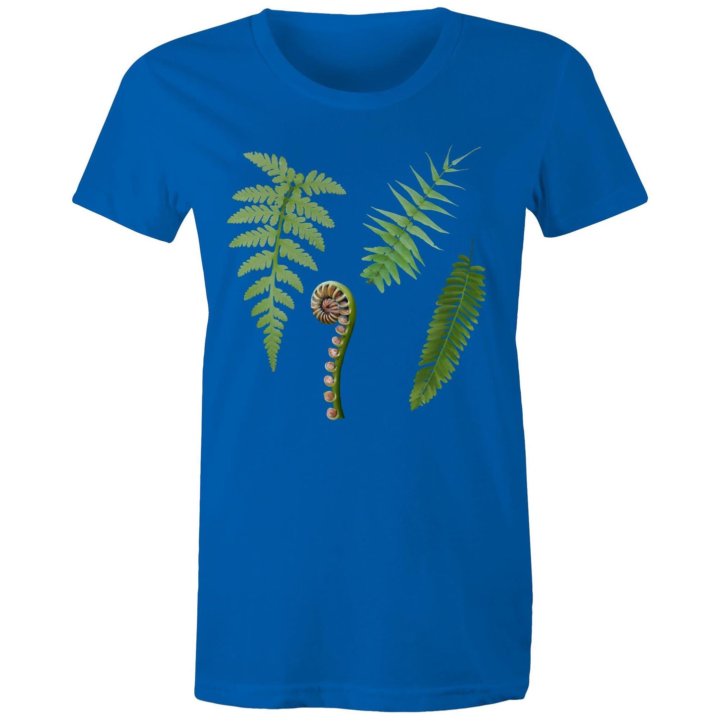 Women's Earthfolk T shirt -Ferns