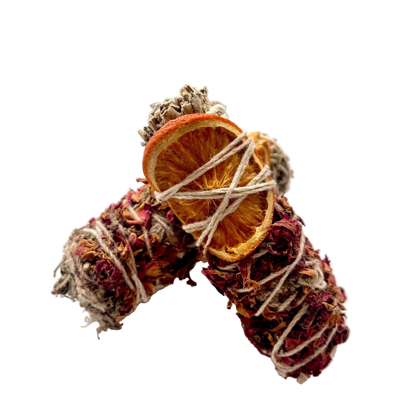 white sage and citrus smudge stick