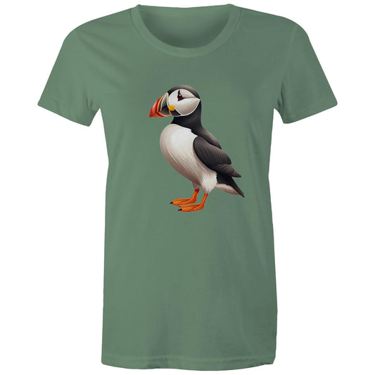 Women's Earthfolk Printed T shirt - Puffin