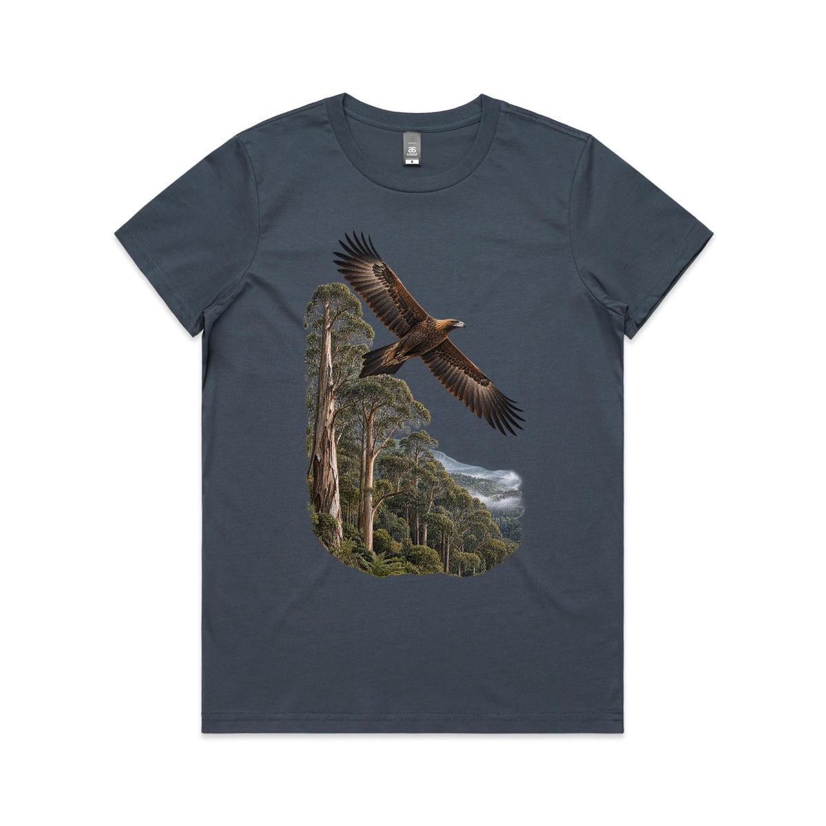Women's Wedge Tail Eagle Graphic Printed T-shirt