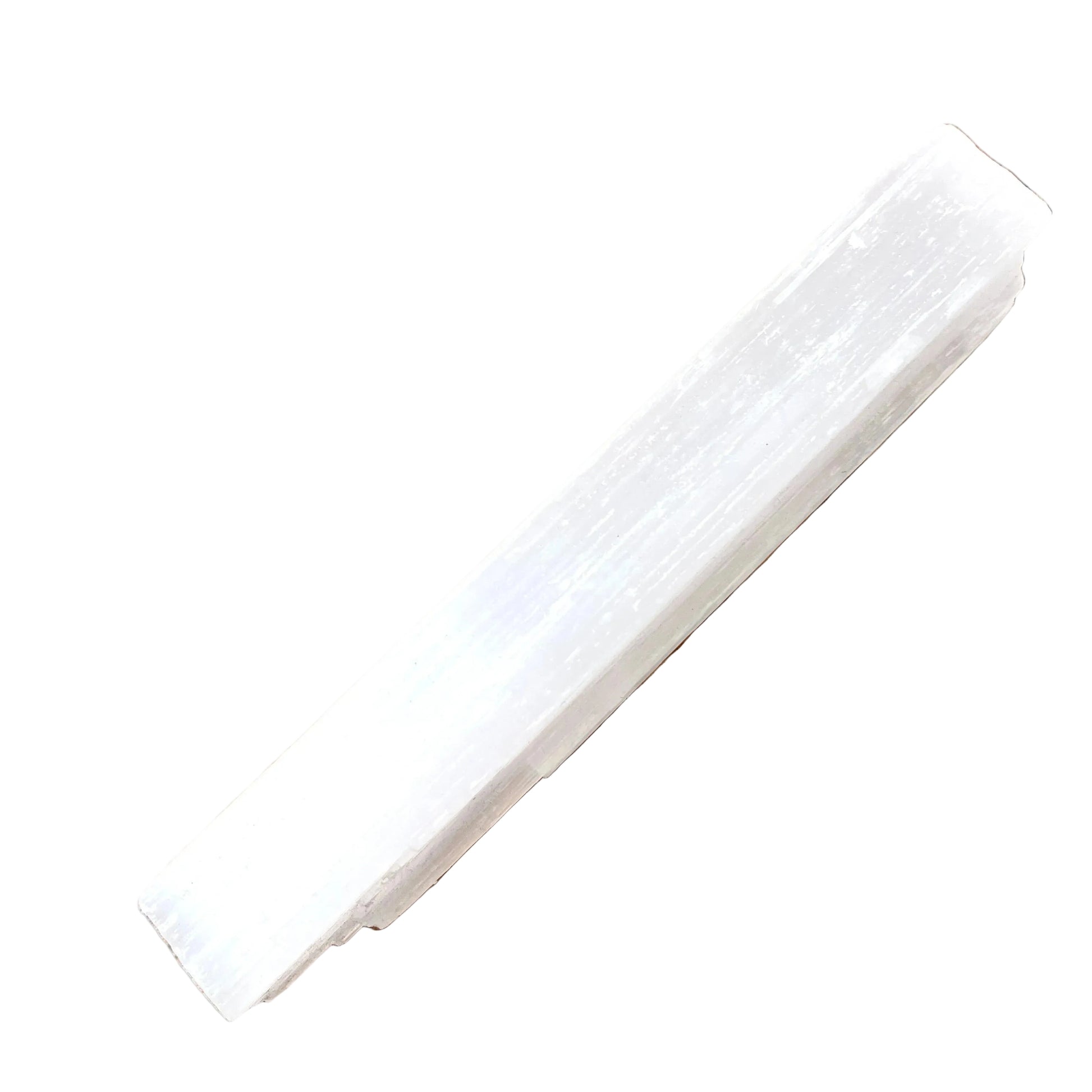 White rectangular selenite 