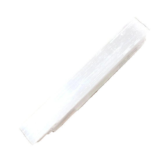White rectangular selenite 