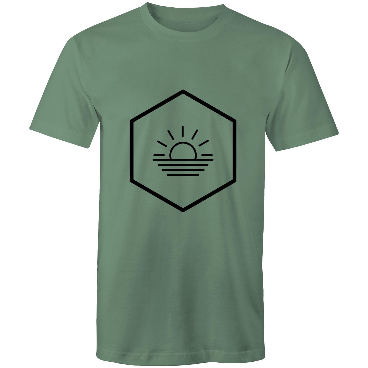 Men's Sunset T-Shirt | Minimalist Nature Graphic Tee
