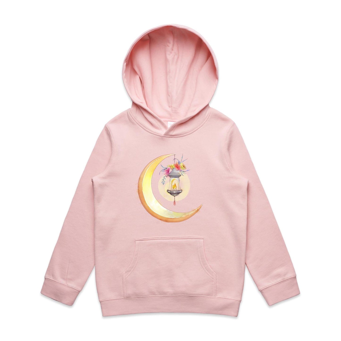 Kids Earthfolk Hoodie - Lantern Moon - The Crescent Moon