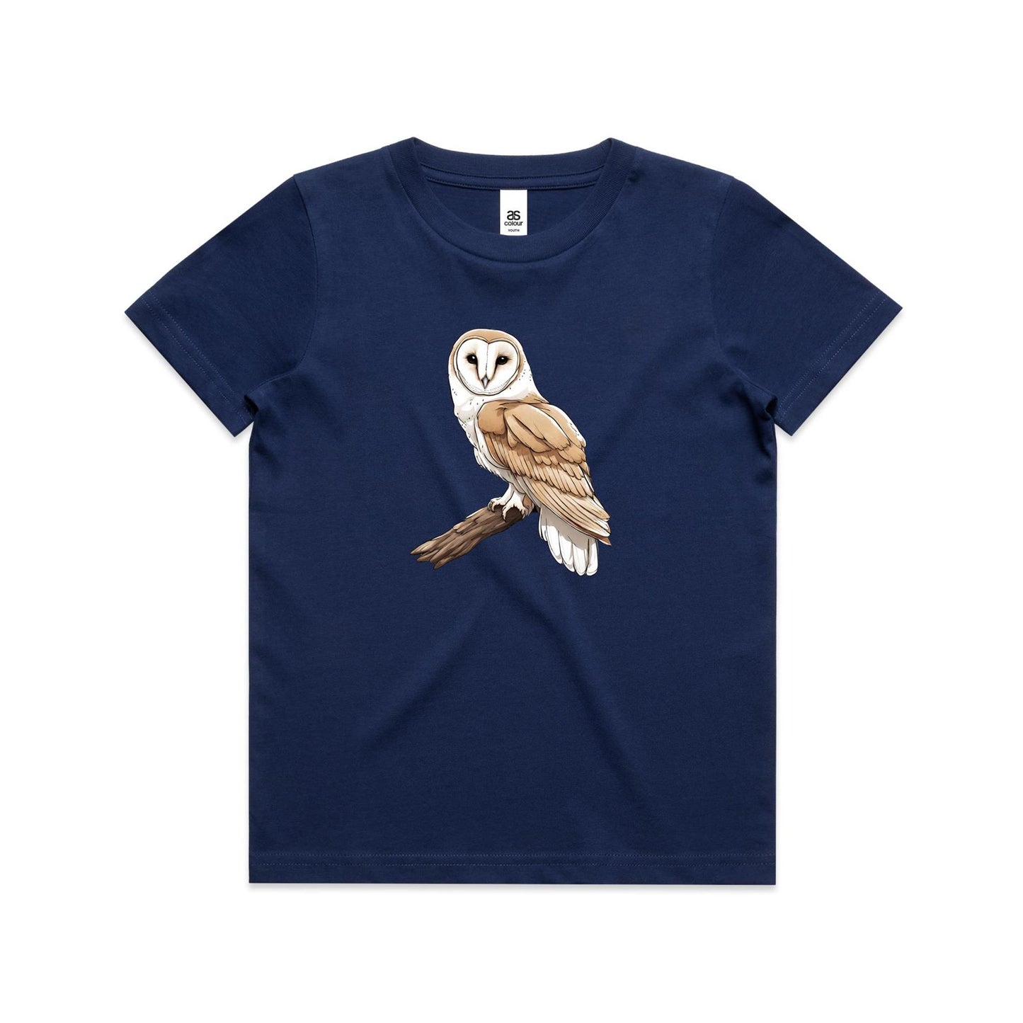 Kid's Earthfolk T-shirt - Barn Owl