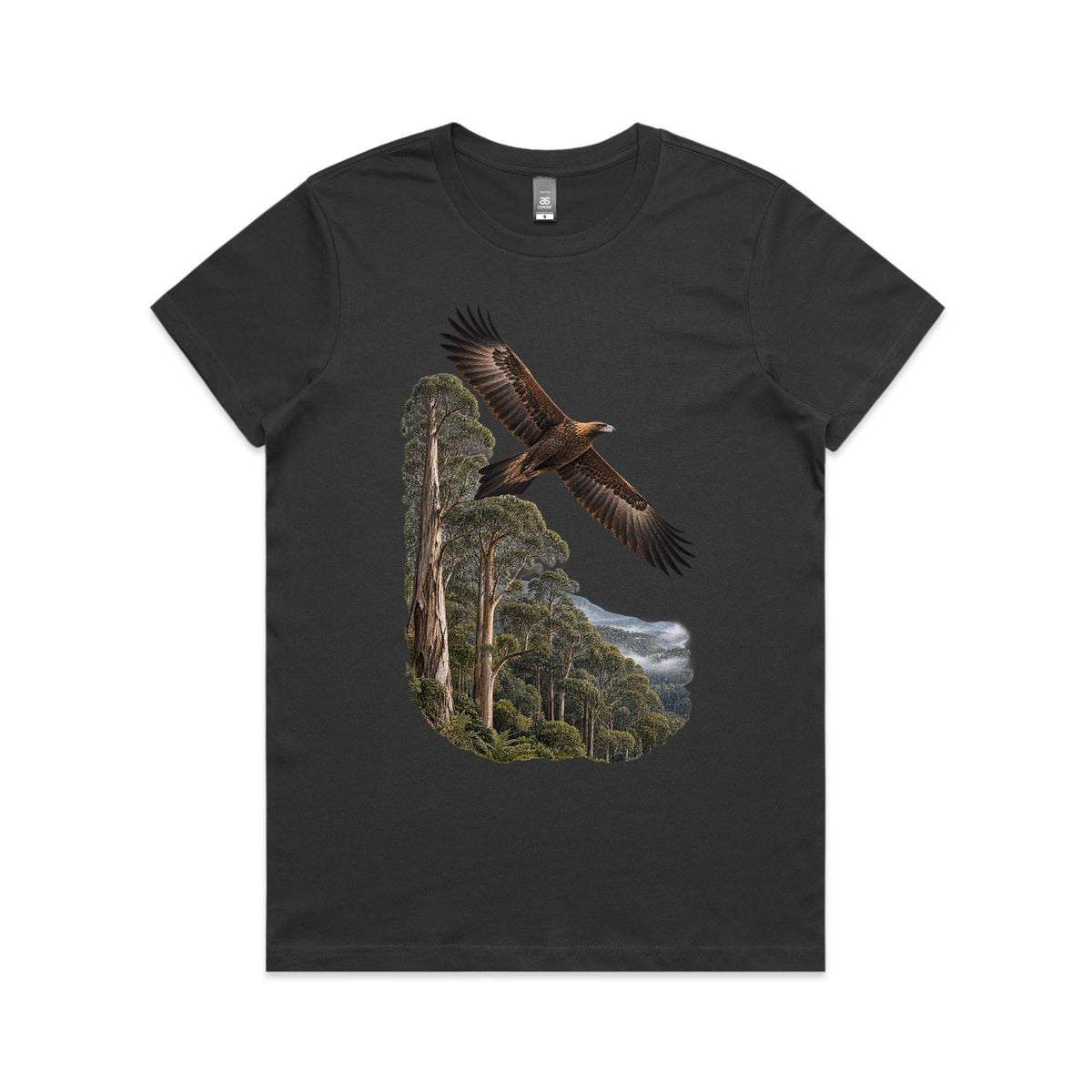 Women's Wedge Tail Eagle Graphic Printed T-shirt