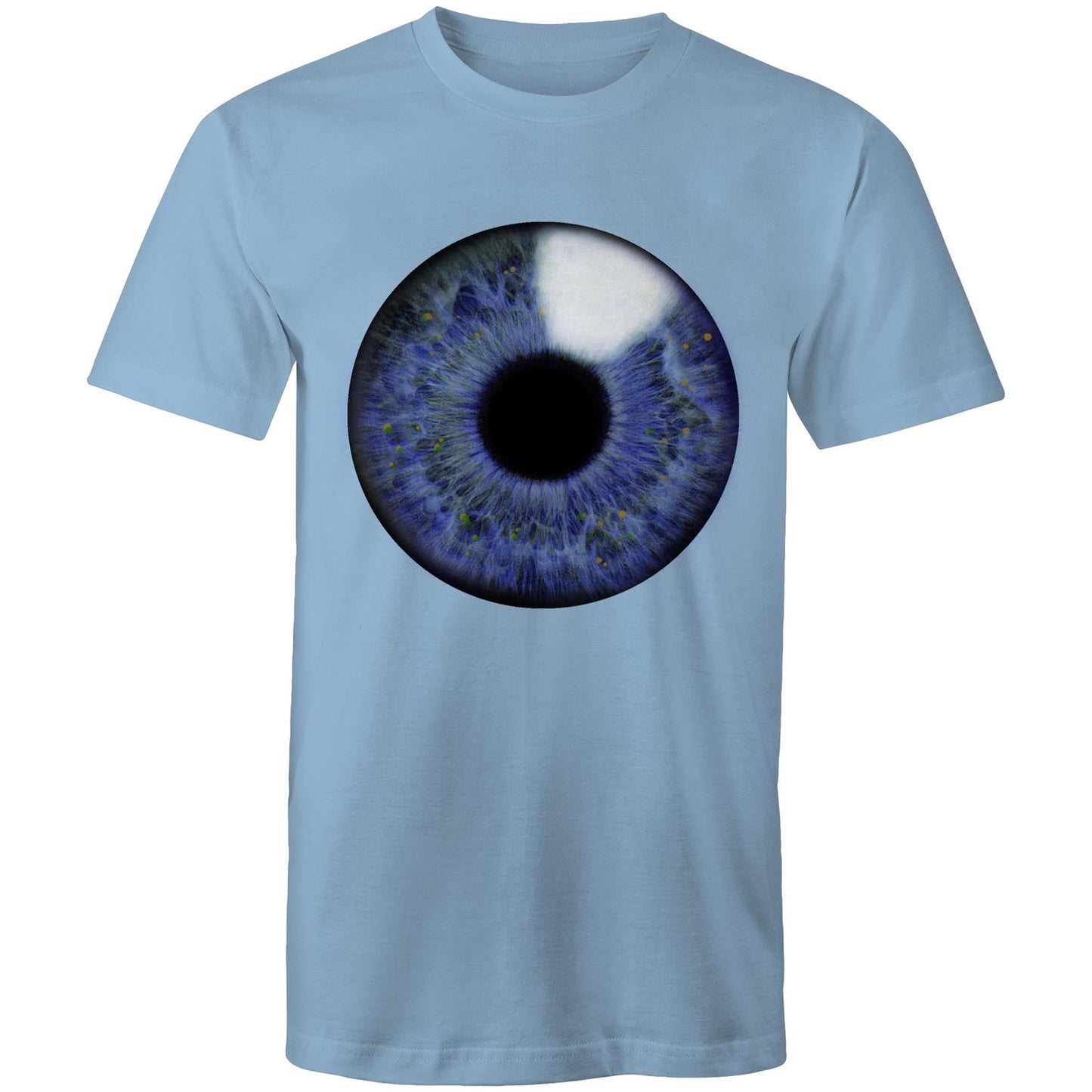 Earthfolk Printed T shirt - Mens Relaxed Fit - Eyeball - The Crescent Moon