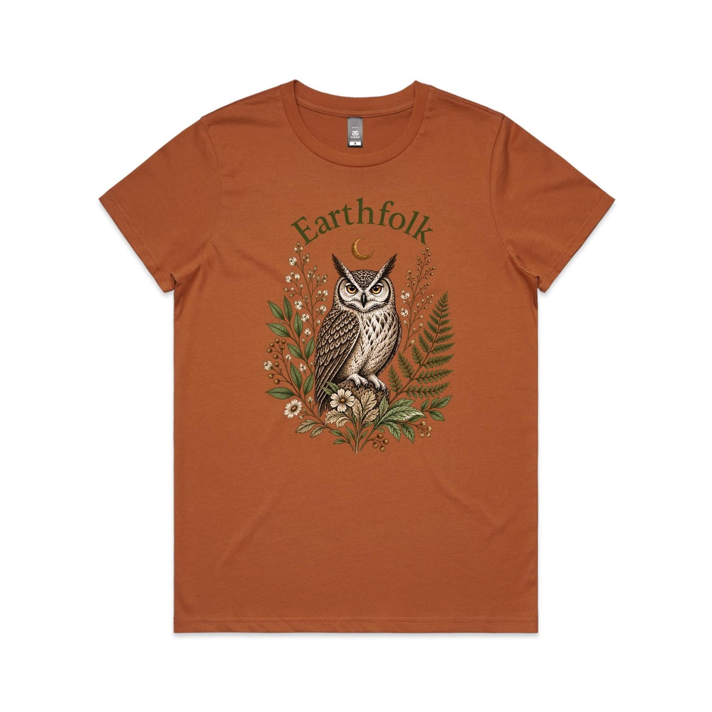 Womens Owl Graphic T-Shirt - Earthfolk t-shirts
