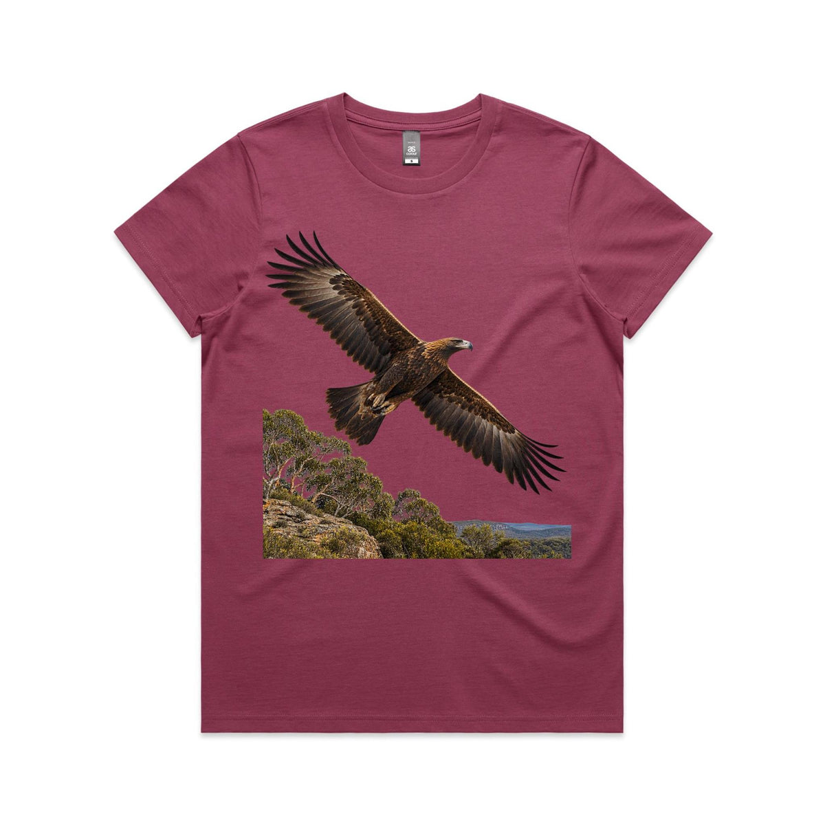 Women's Wedge Tail Eagle Graphic Printed T-shirt