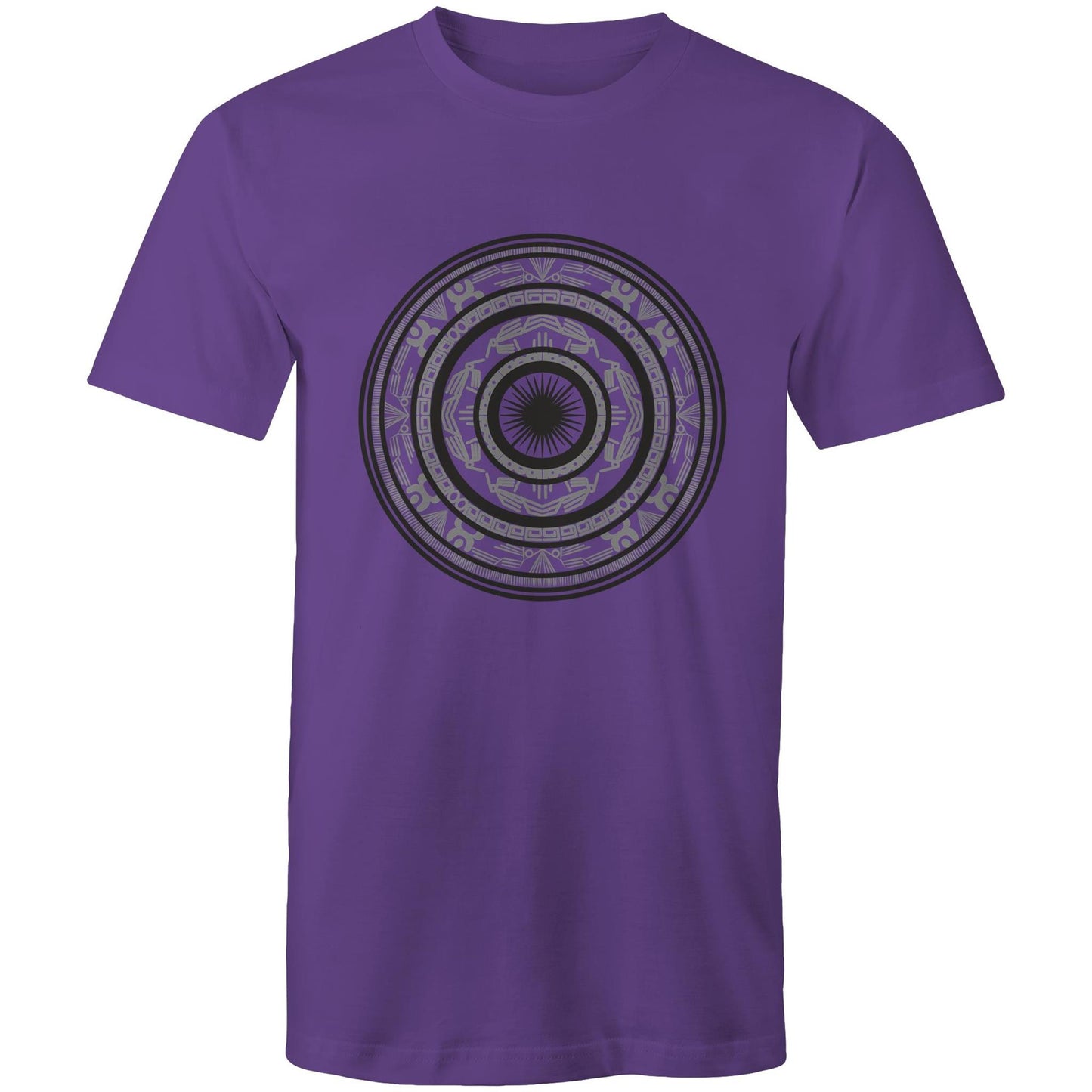 Men's Earthfolk T shirt - Totem Drum - The Crescent Moon