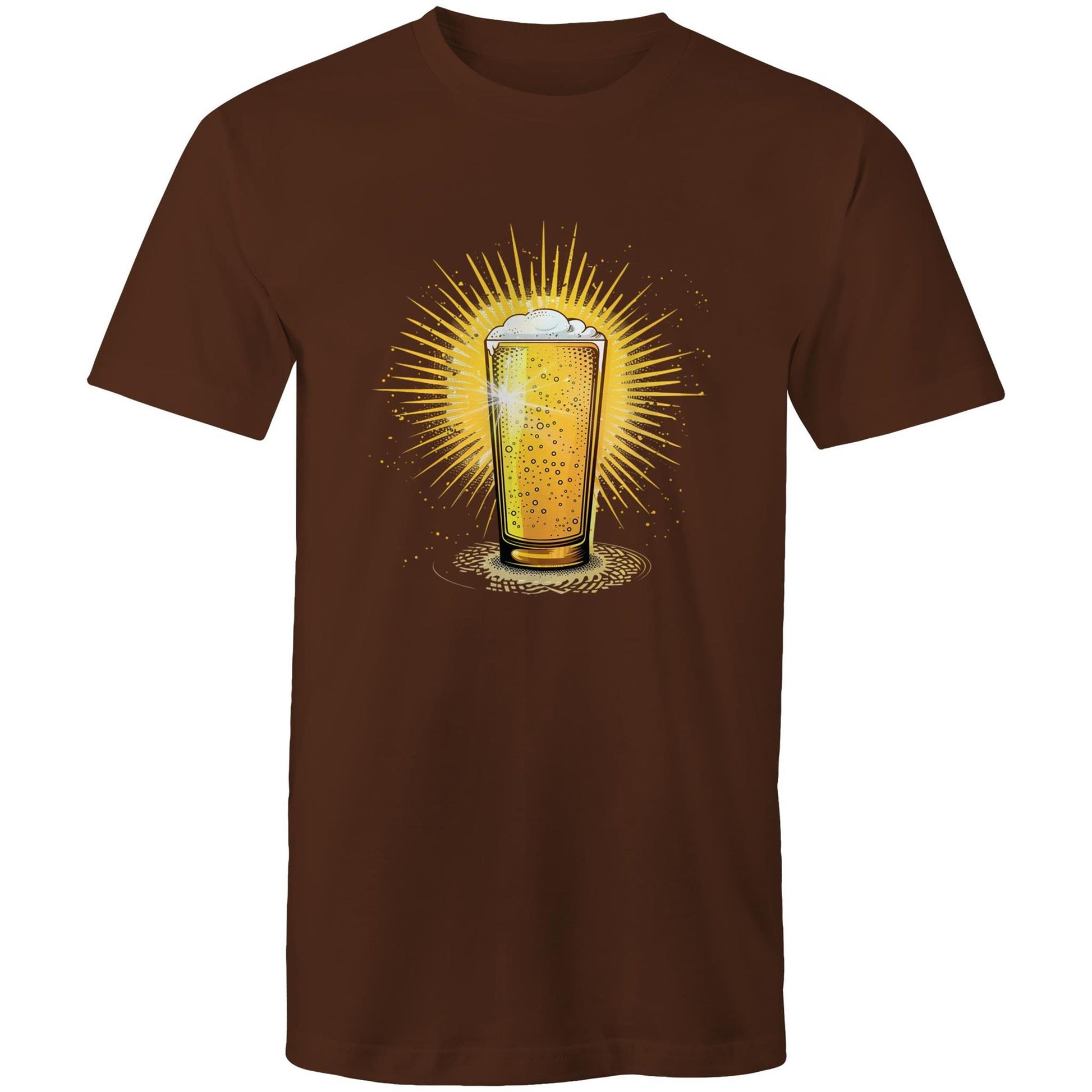 Men's Earthfolk T shirt - Holy Grail Beer - The Crescent Moon