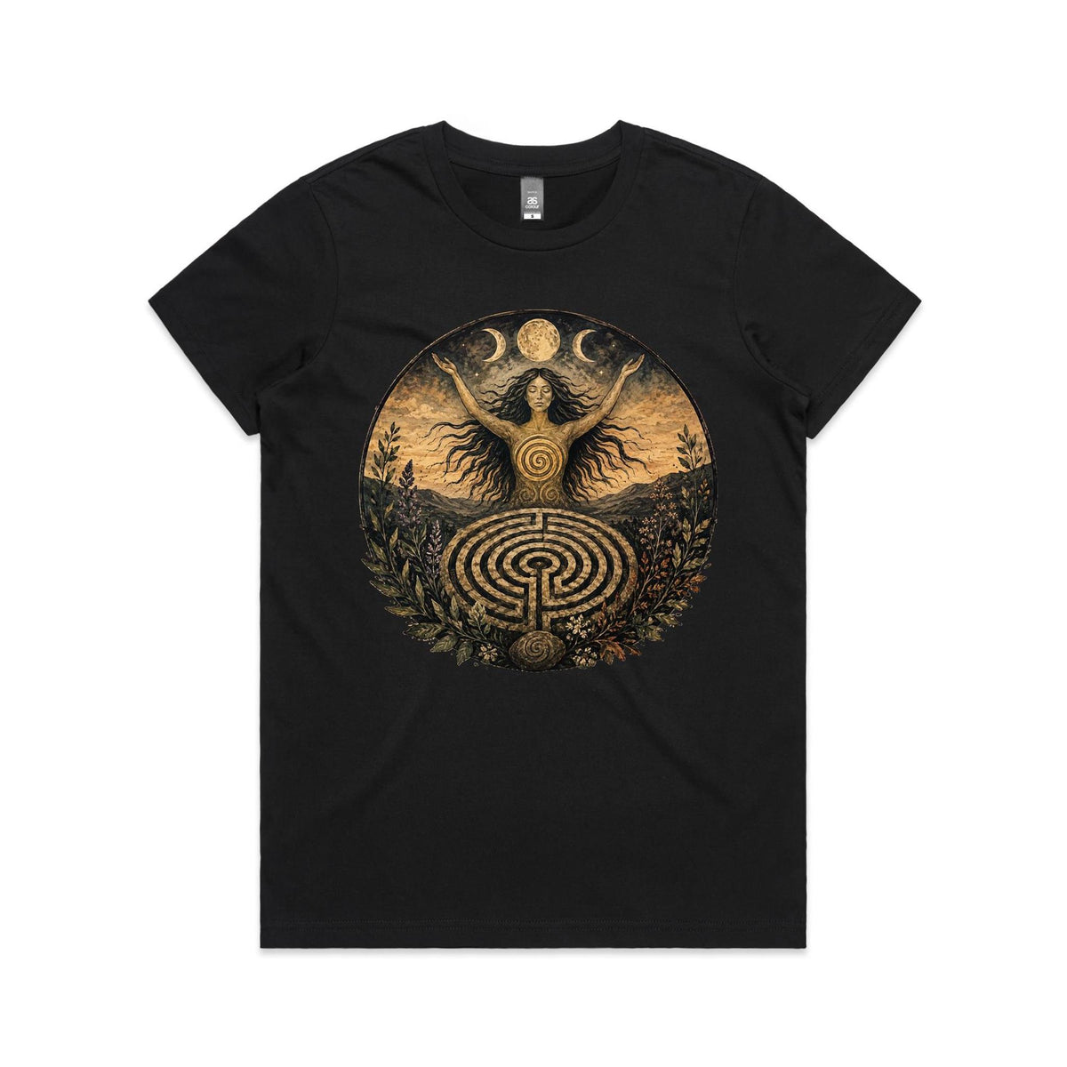 Goddess of the Labyrinth T-Shirt | Goddess Graphic Tee